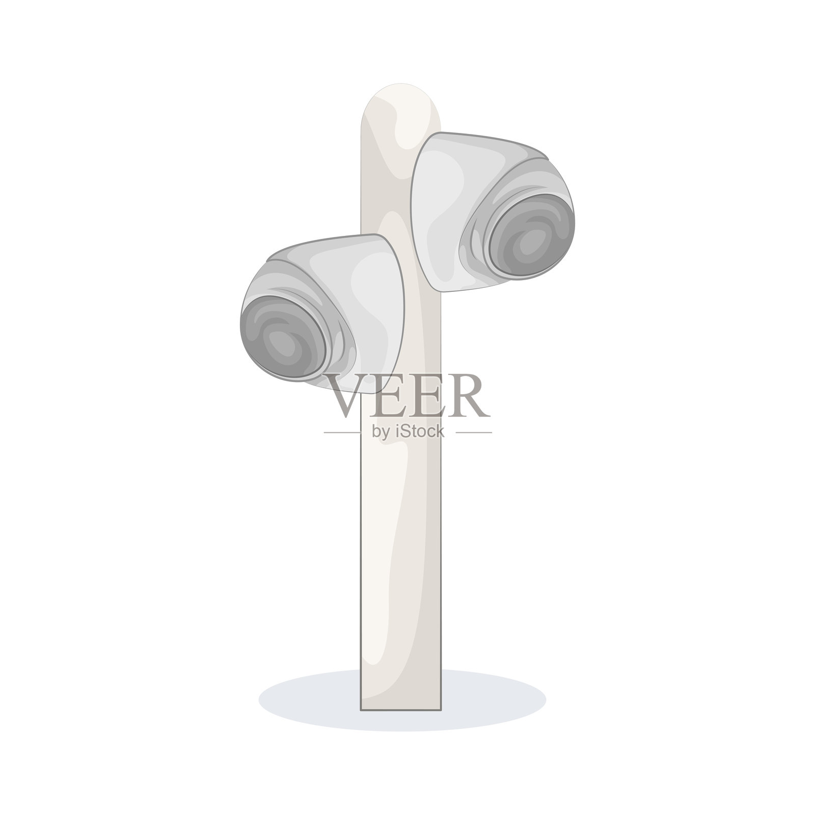 街道上的监控摄像头插画图片素材