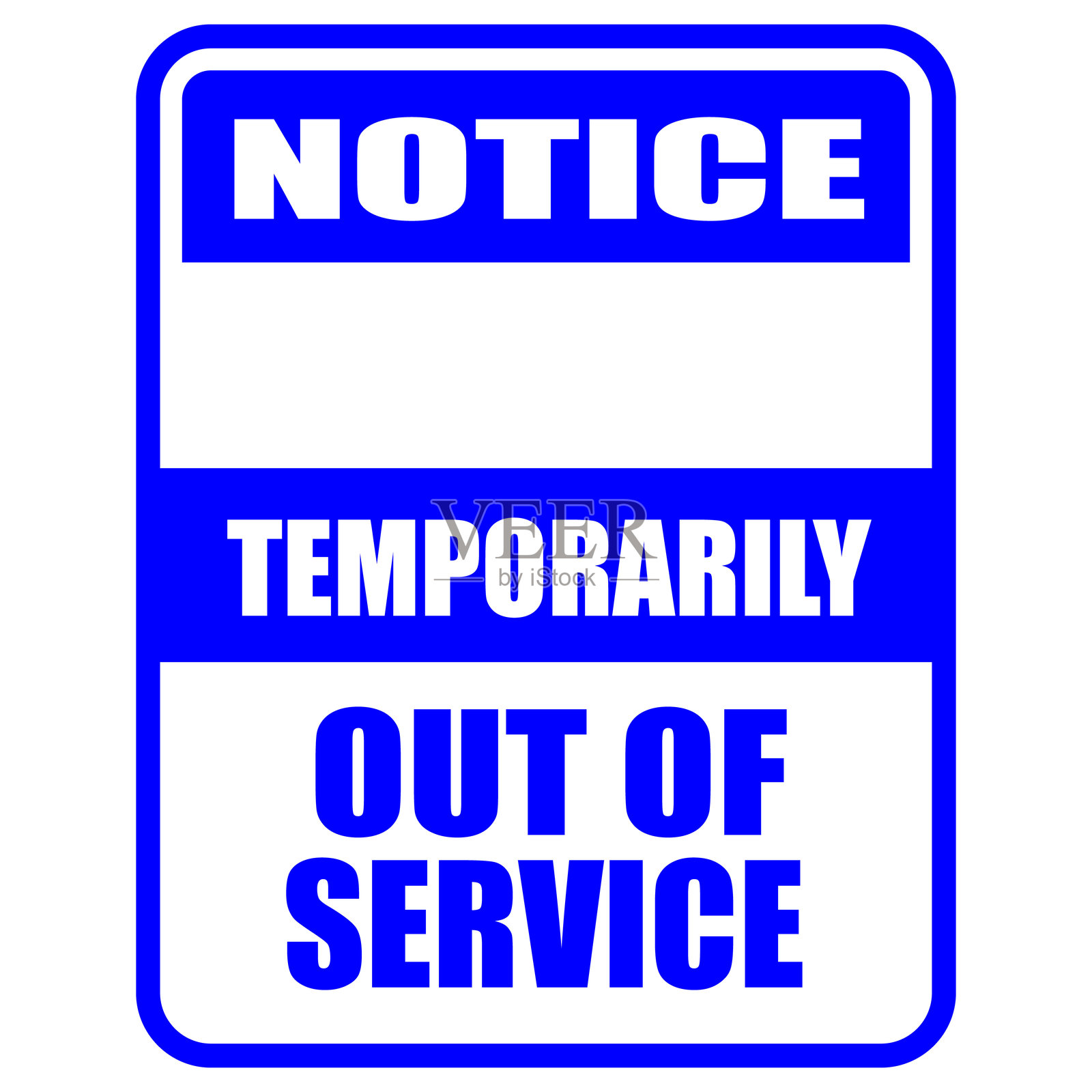 电梯暂时停运标志矢量图插画图片素材