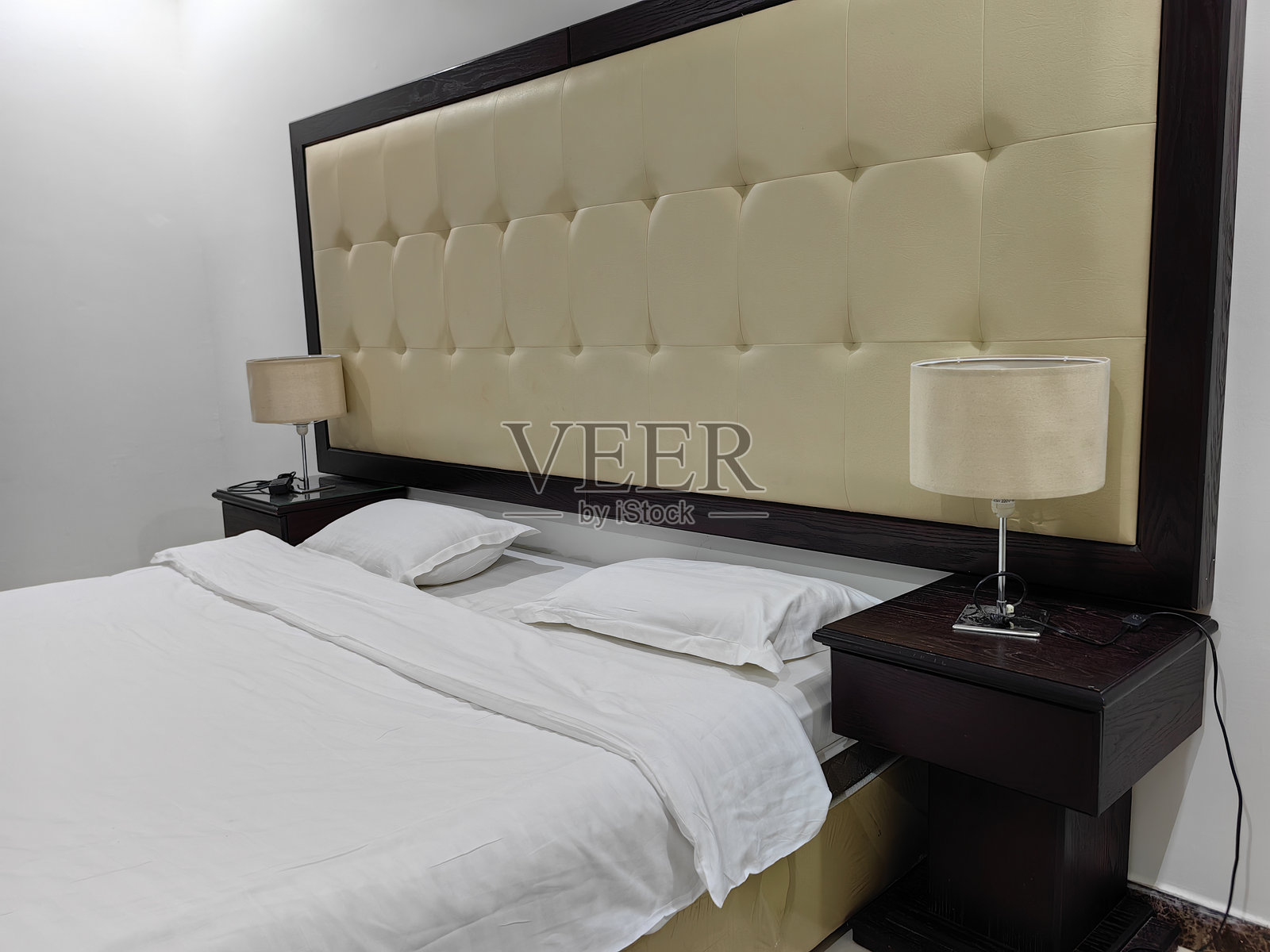 酒店标准客房类型。照片摄影图片