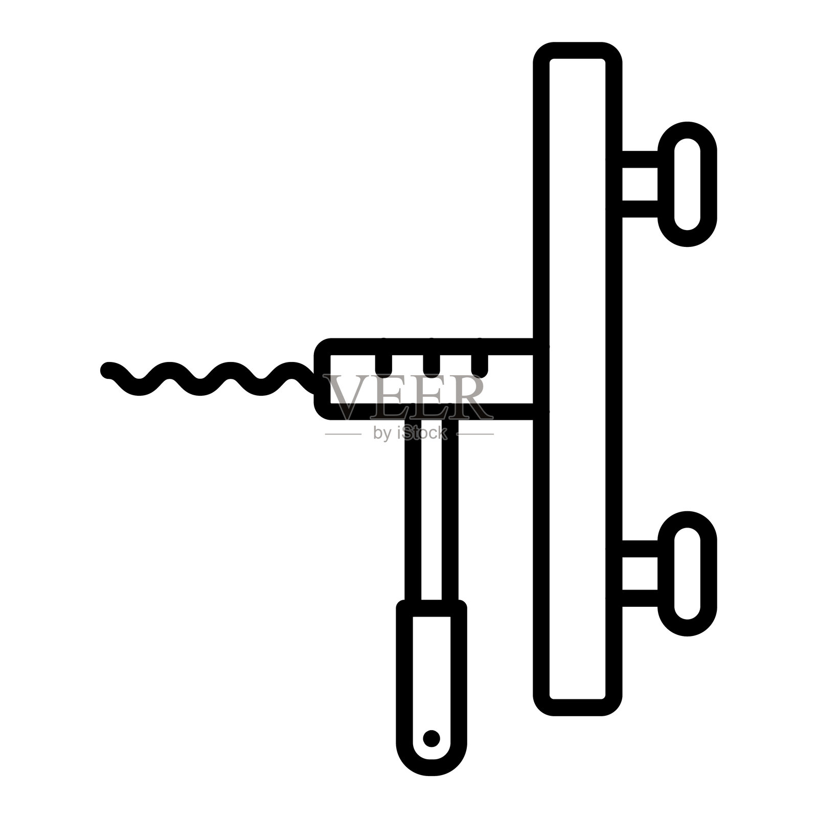 水槽疏通器图标风格插画图片素材