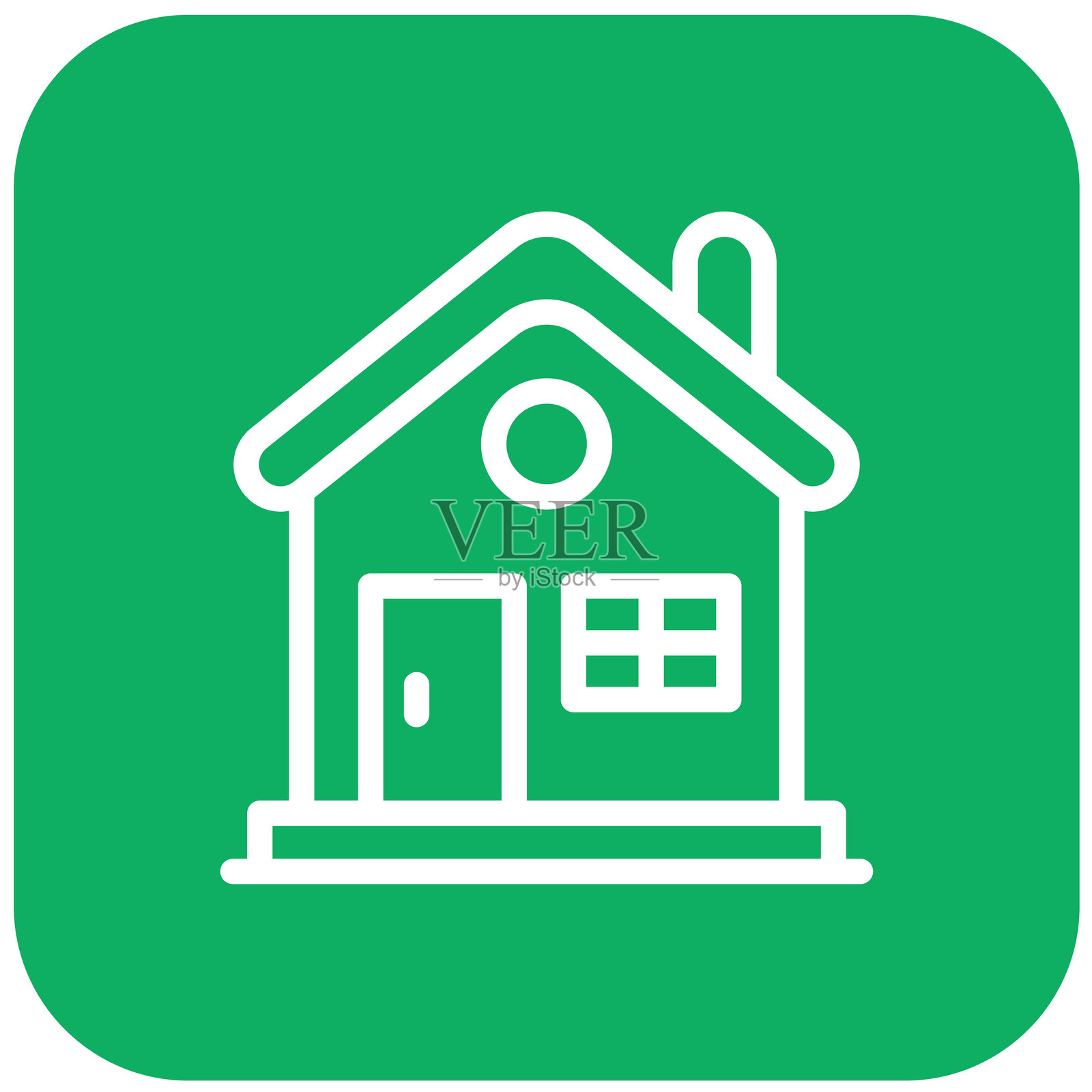 房屋矢量图标设计插图插画图片素材