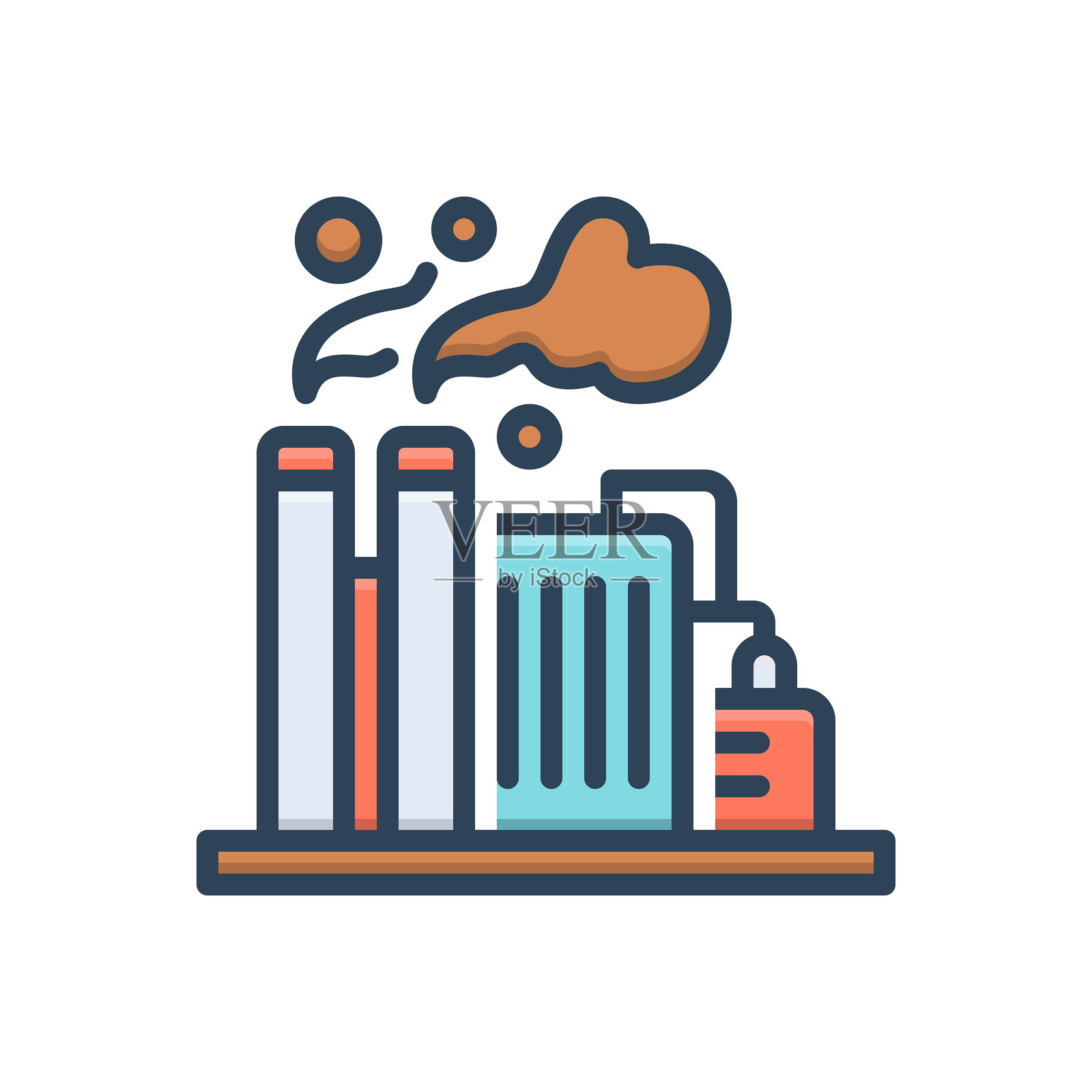 污染物插画图片素材