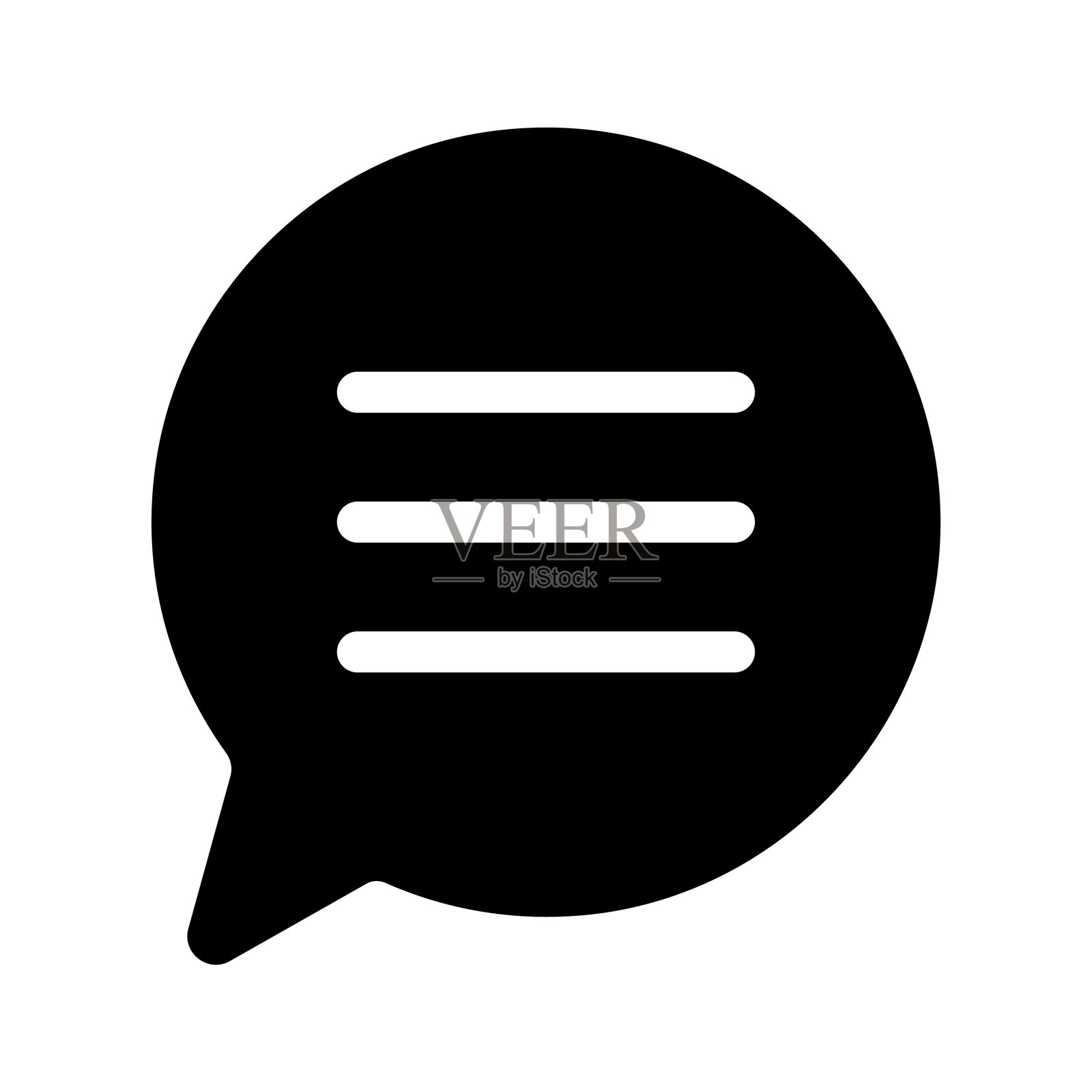 聊天气泡插画图片素材