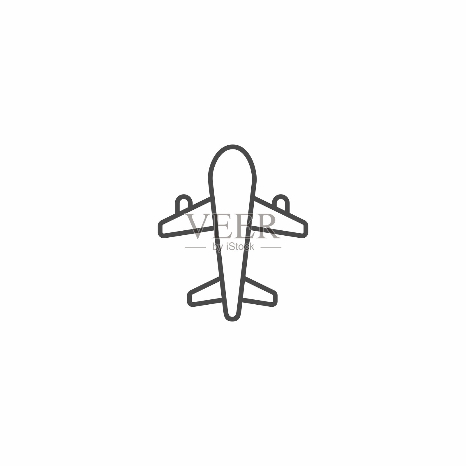 飞机图标插画图片素材