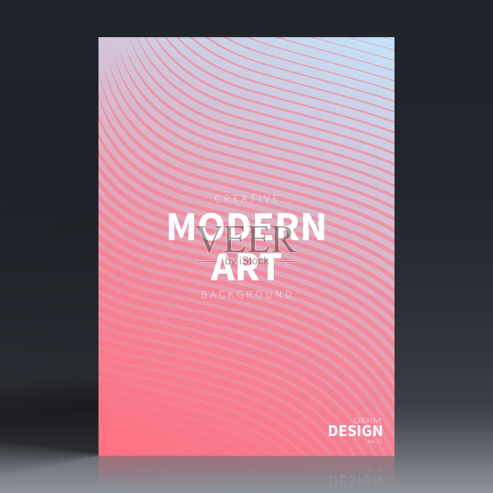 宣传册模板布局，红色封面设计，商业年度报告，传单，杂志插画图片素材