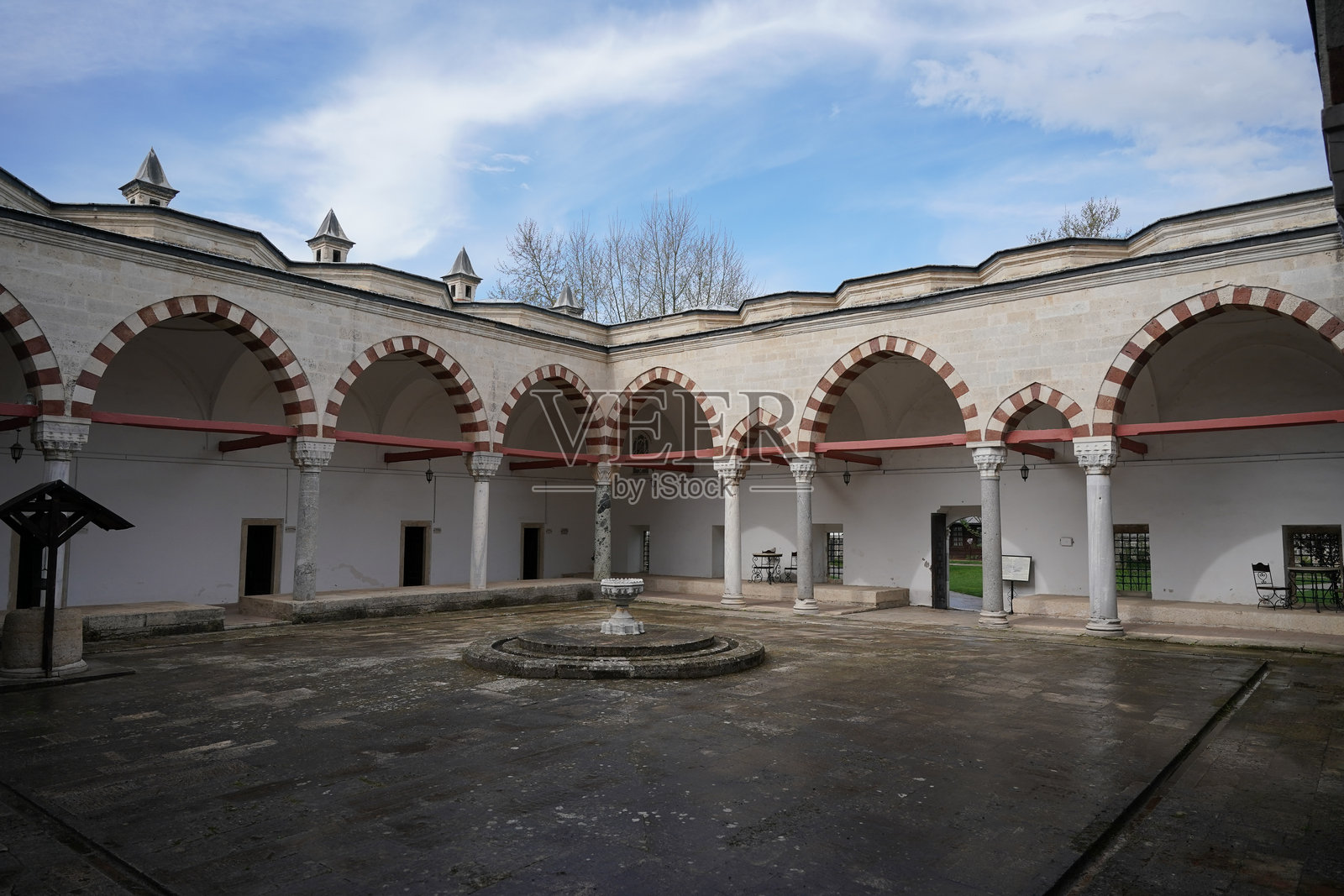 土耳其埃迪尔内的贝耶齐德二世综合体照片摄影图片