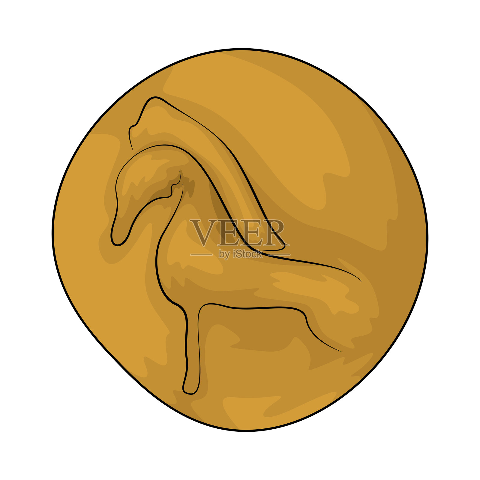 古钱币插画图片素材