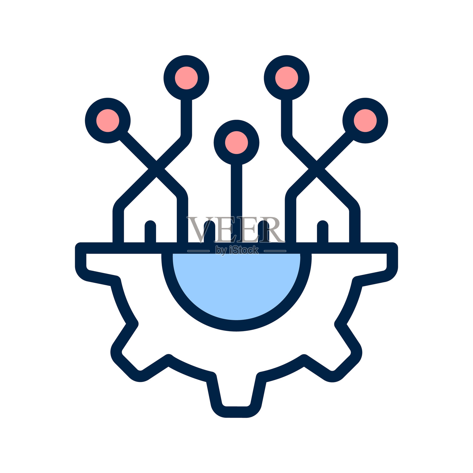 自动化插画图片素材