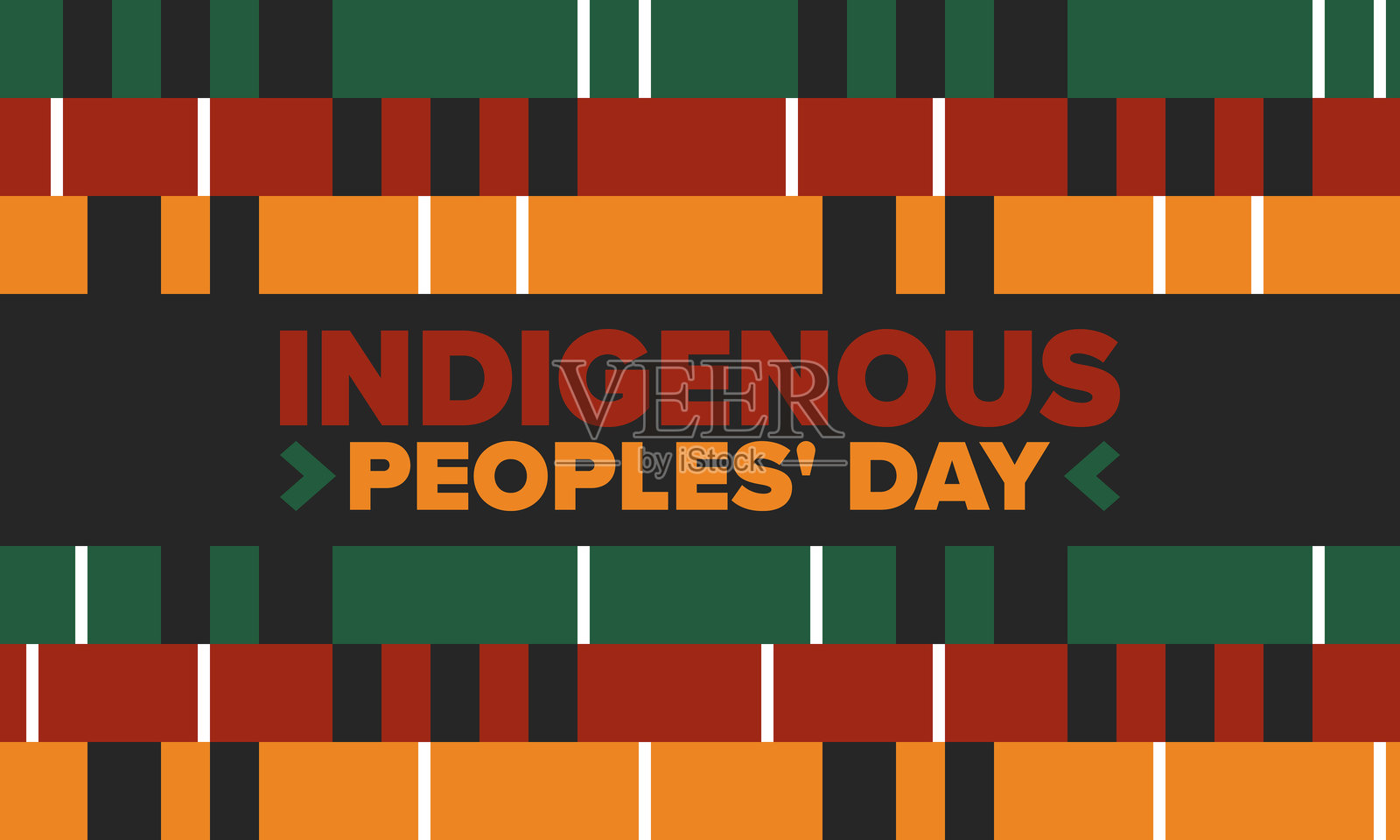 土著人民日。美洲原住民日。美洲印第安文化。遗产月。在美国每年庆祝。传统图案。海报、卡片、横幅和背景。矢量插图。插画图片素材