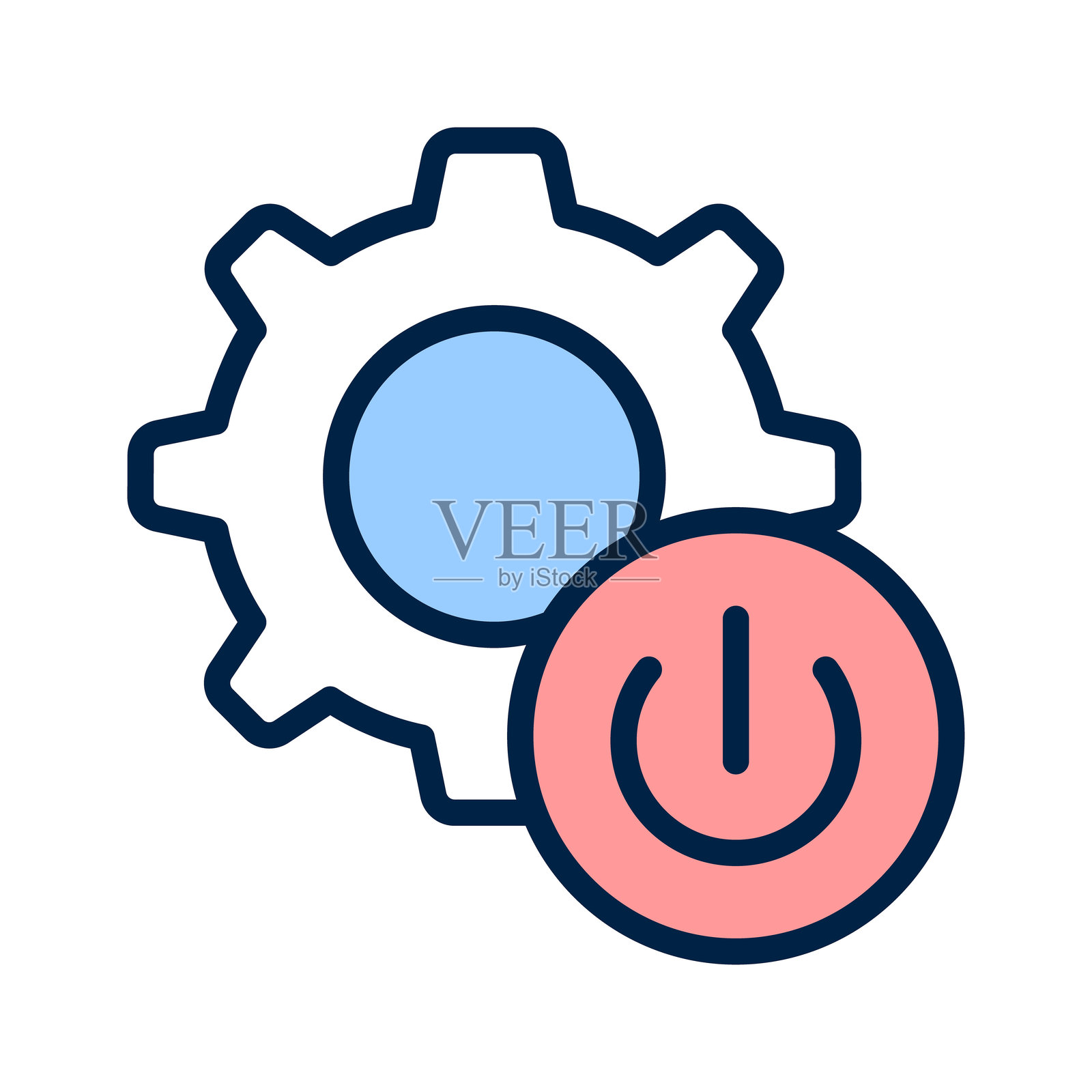 电源设置插画图片素材