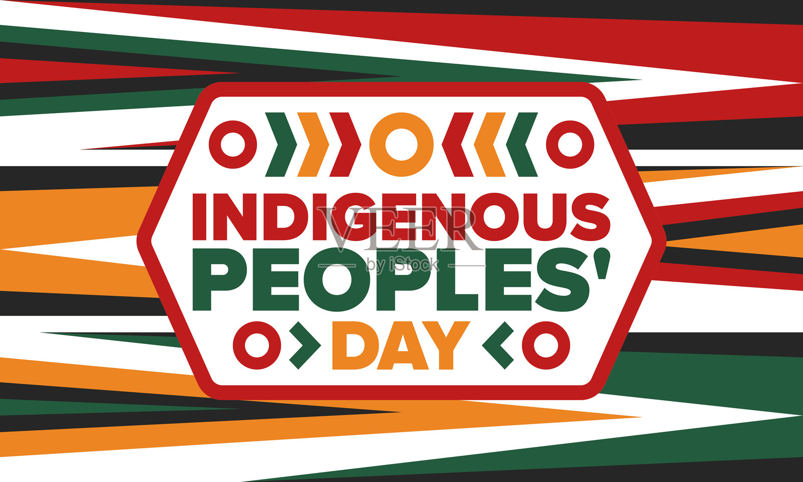 土著人民日。美洲原住民日。美洲印第安文化。遗产月。在美国每年庆祝。传统图案。海报、卡片、横幅和背景。矢量插图。插画图片素材