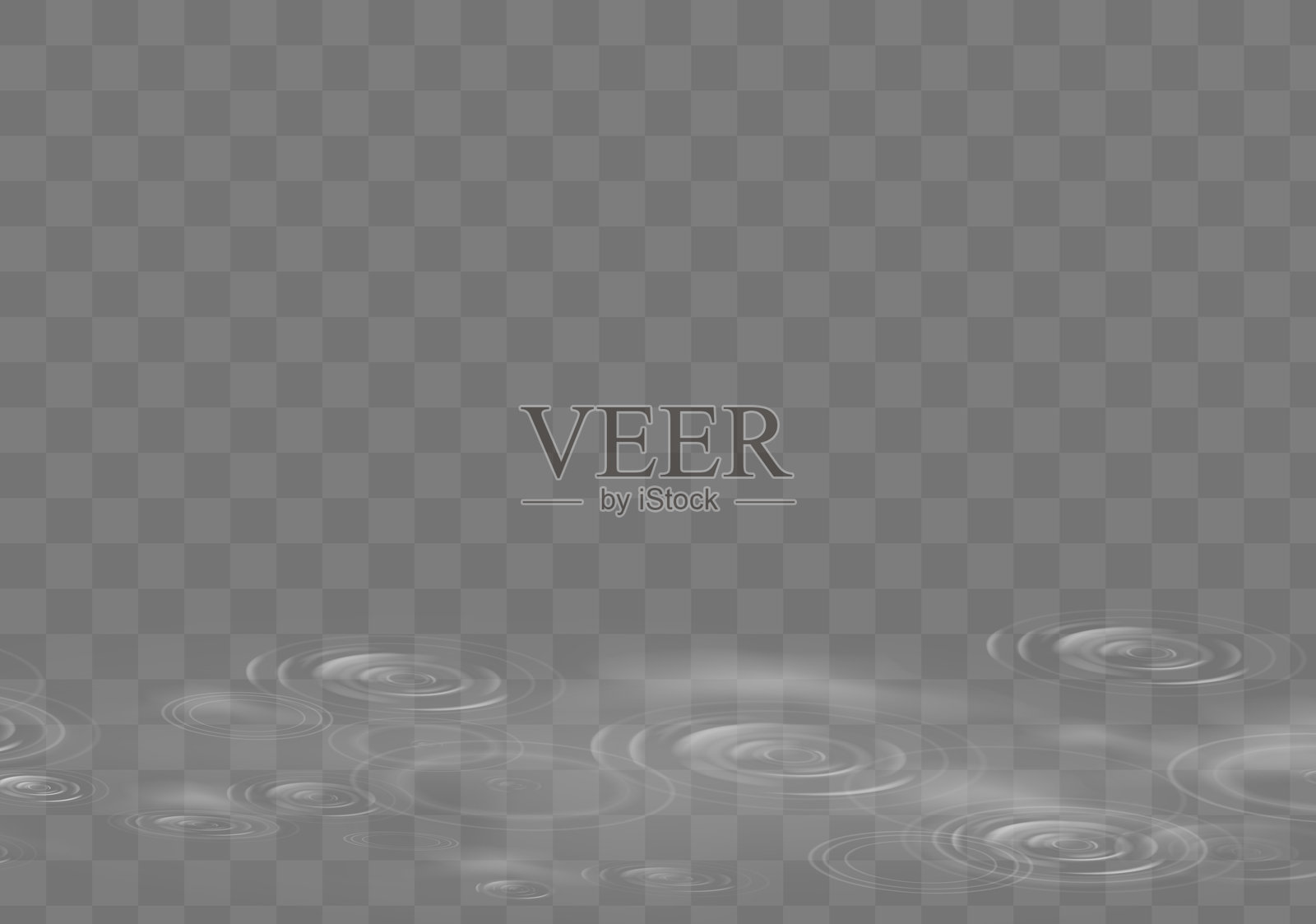 黑色背景上的雨雾效果纹理插画图片素材