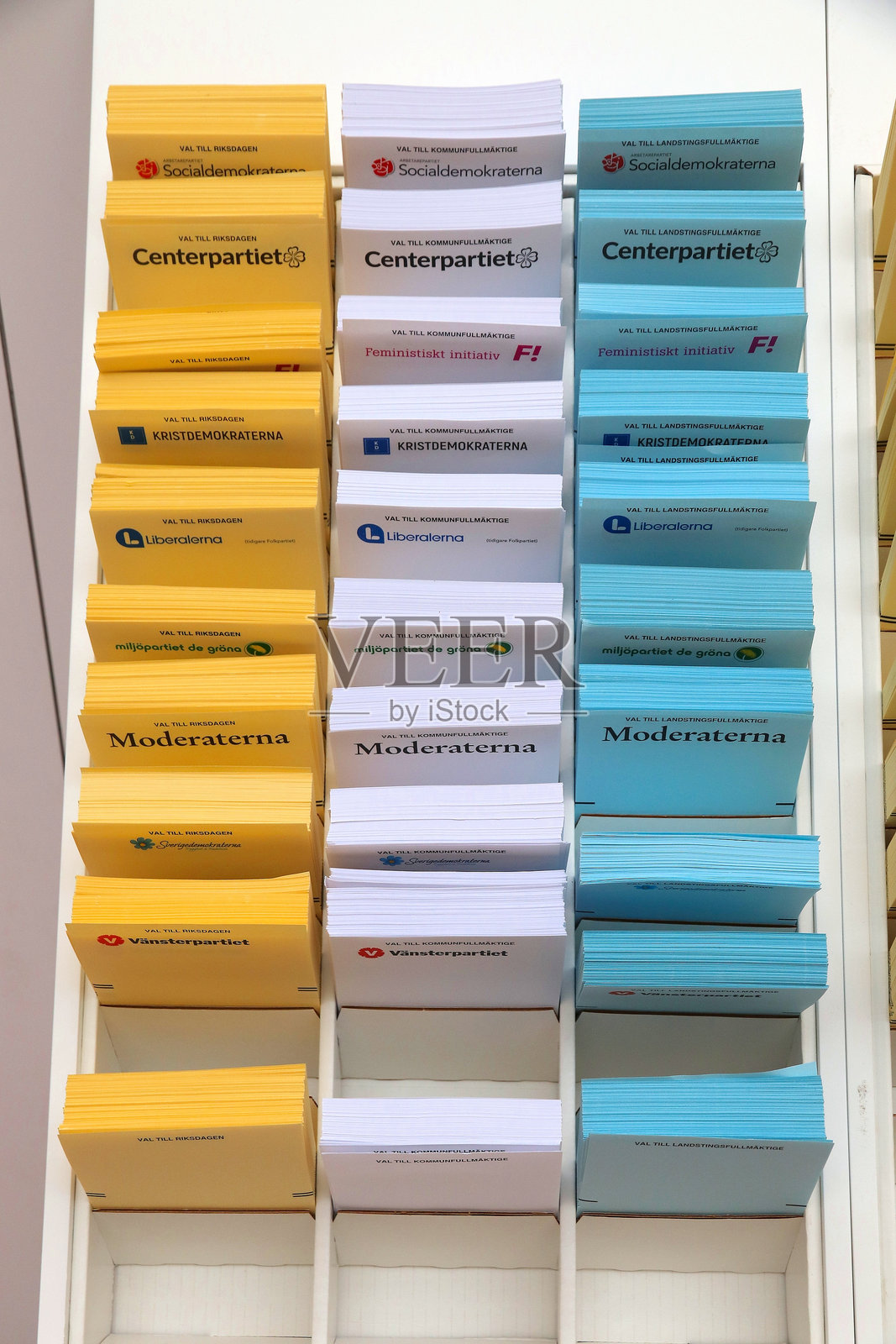 瑞典选举投票卡照片摄影图片