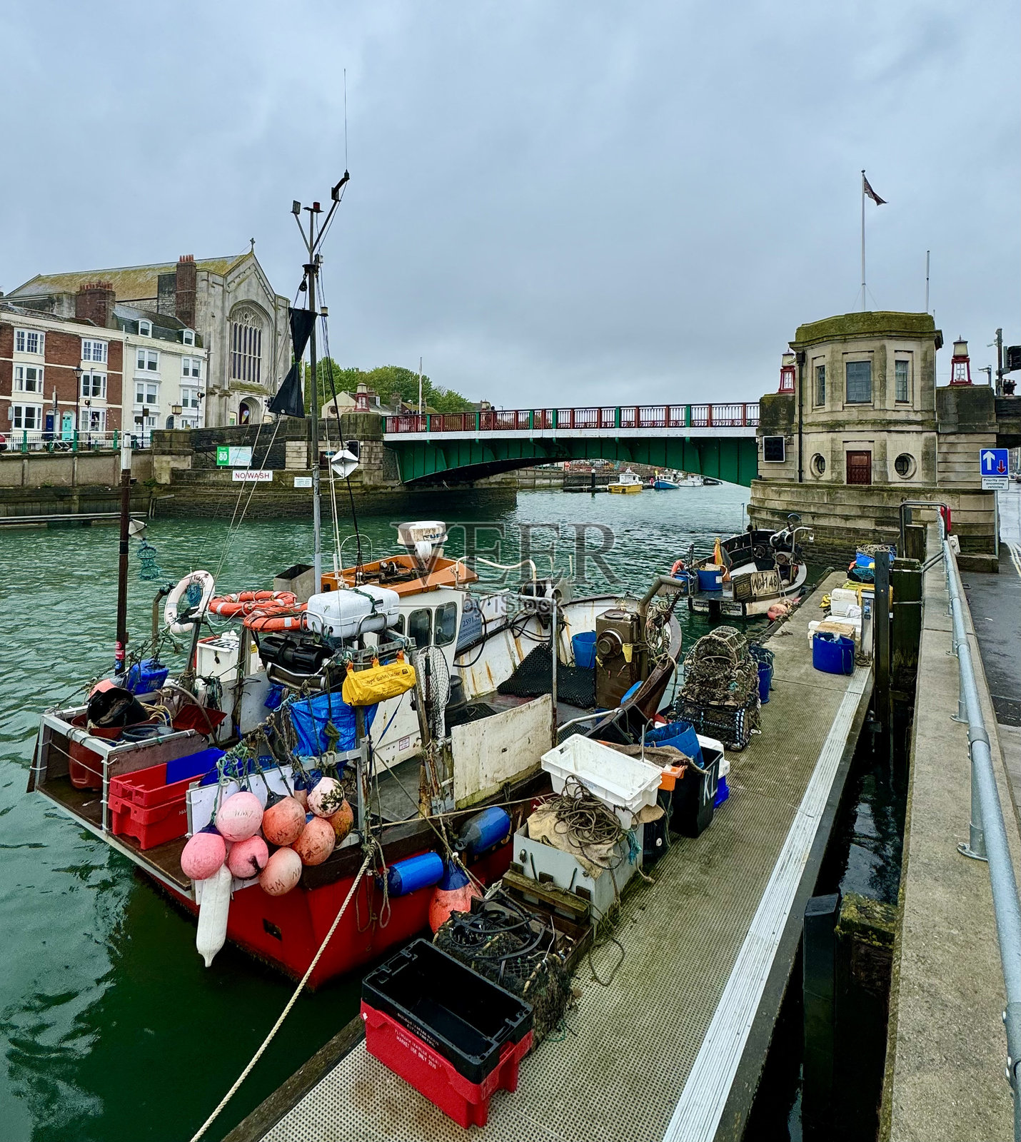 韦茅斯镇桥照片摄影图片