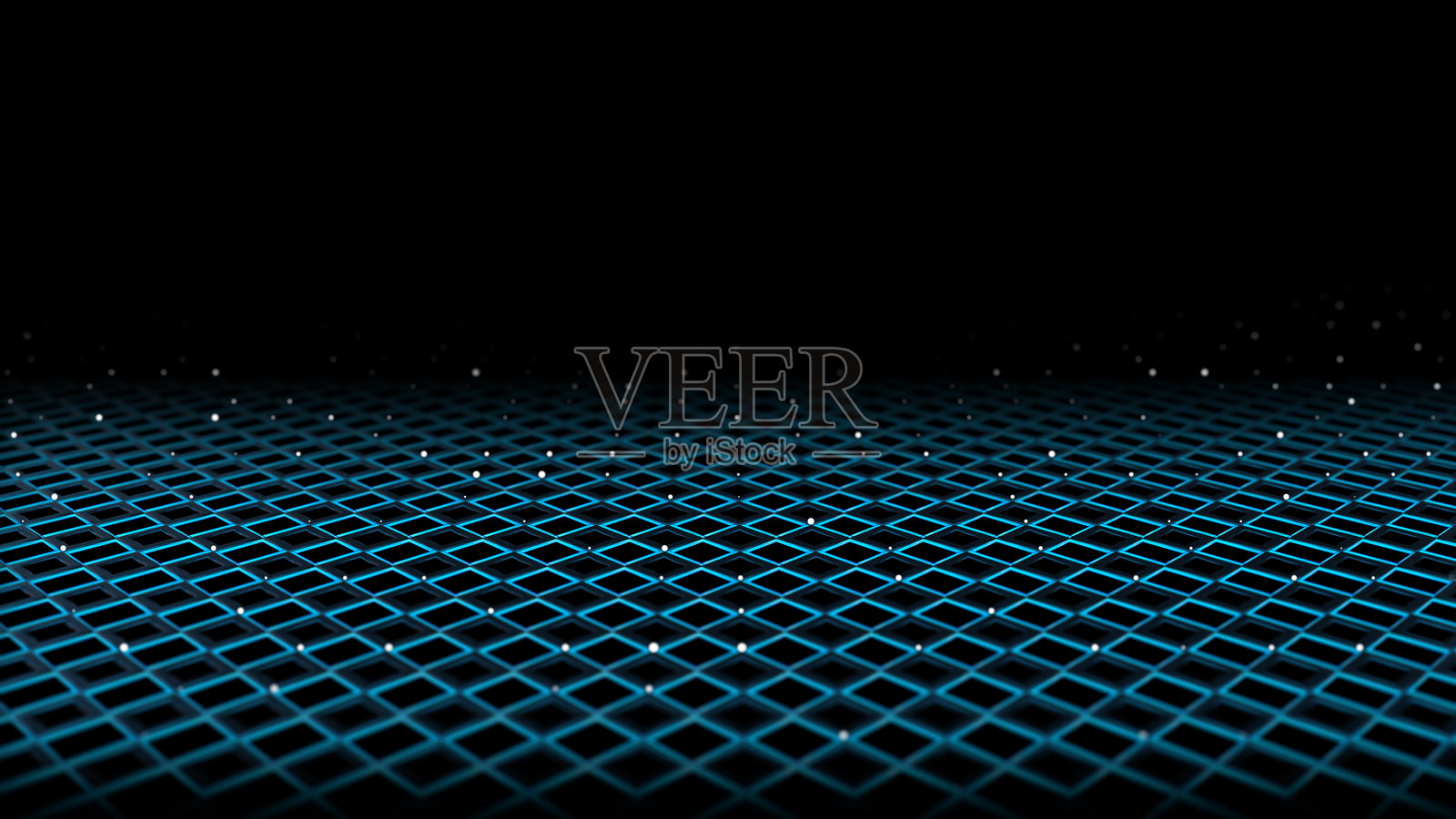 抽象的三维网格粒子技术背景照片摄影图片
