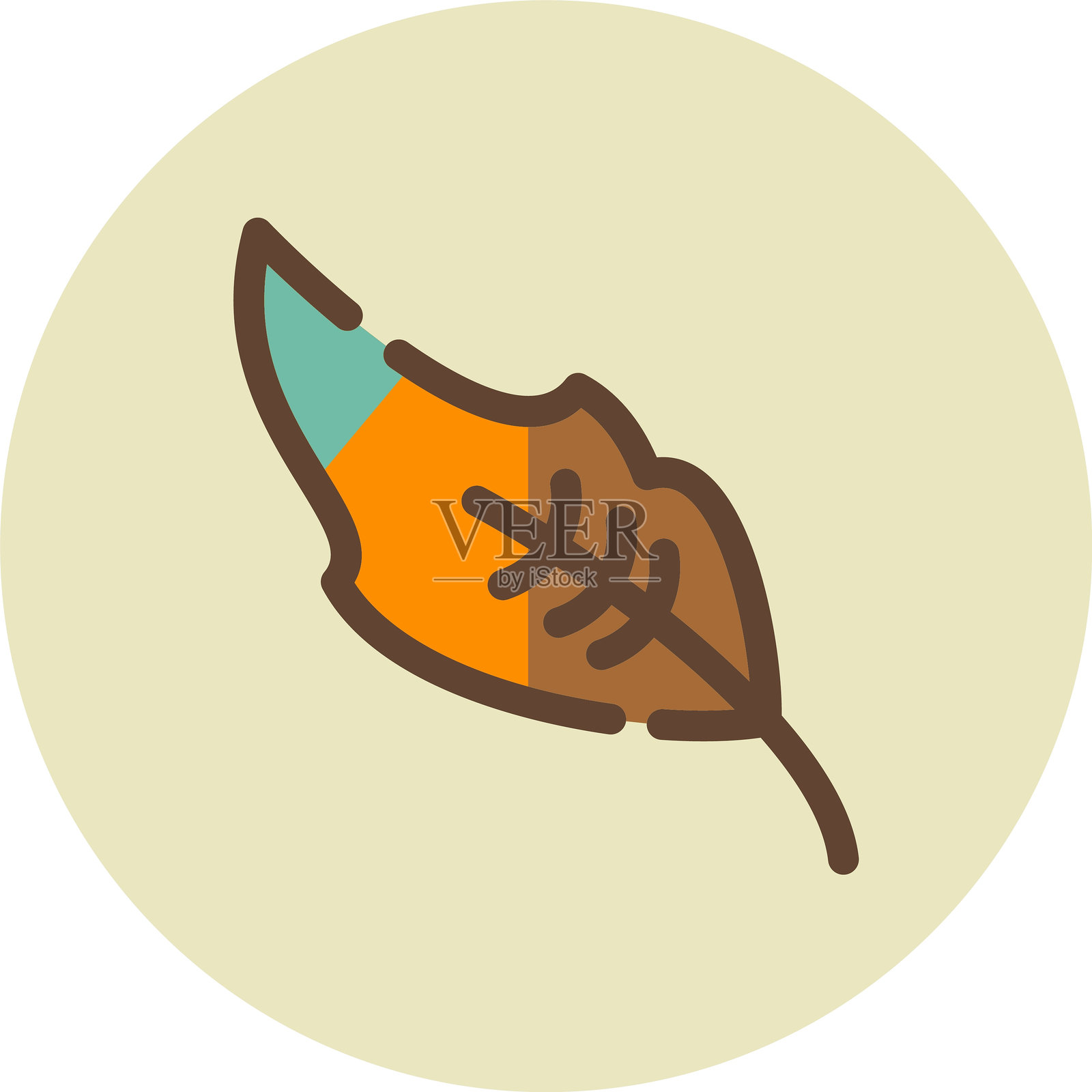 羽毛图标插画图片素材