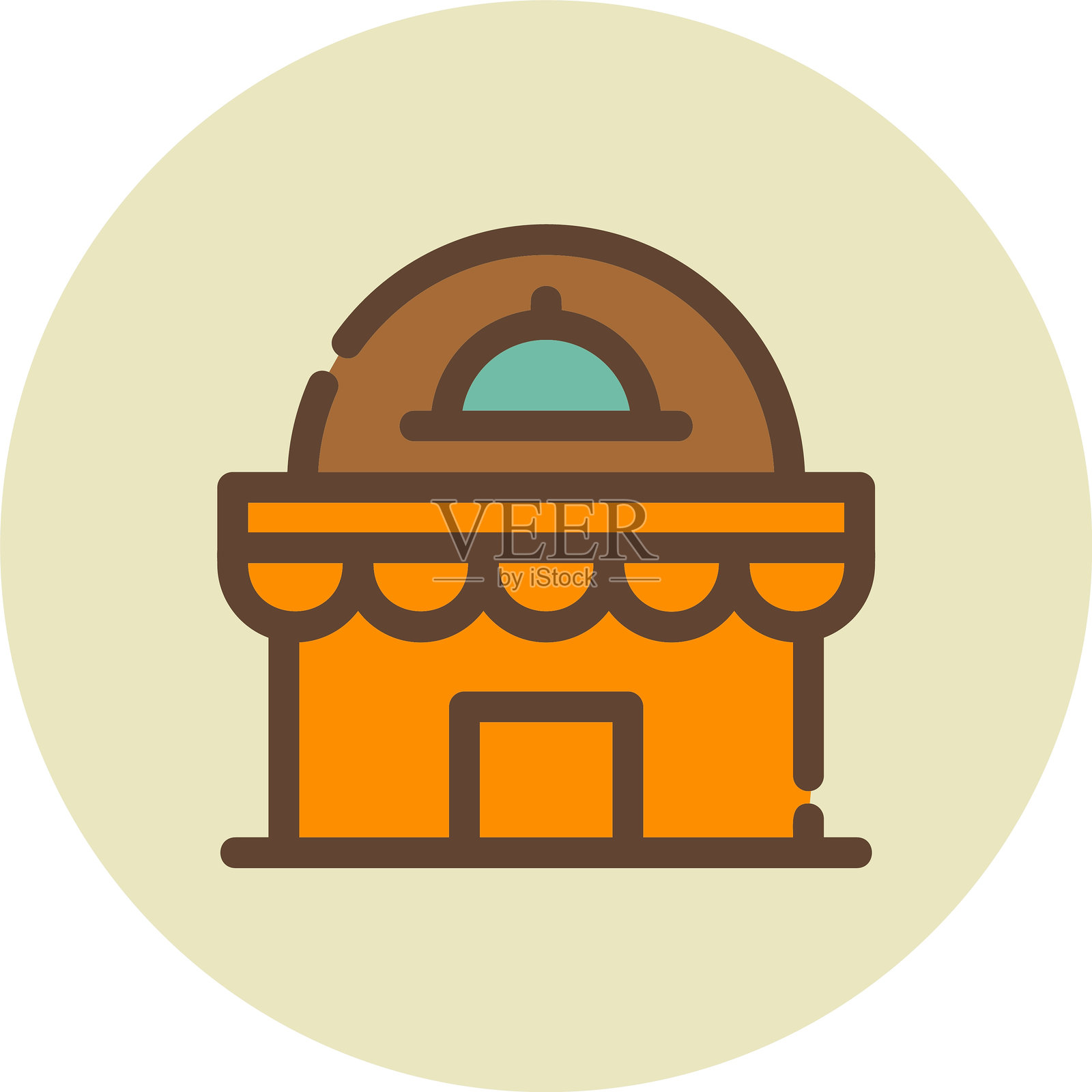 餐厅图标插画图片素材