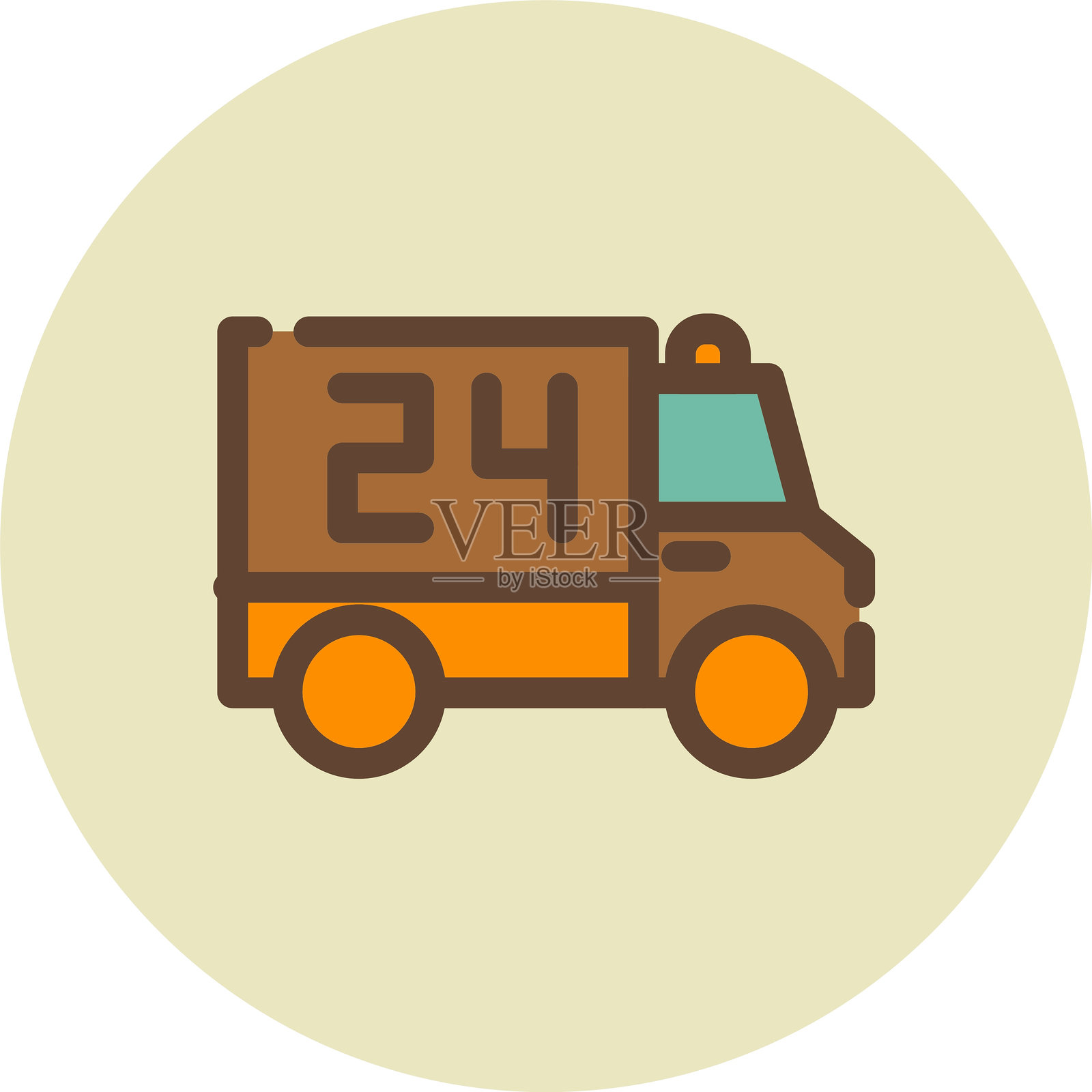 小时图标插画图片素材