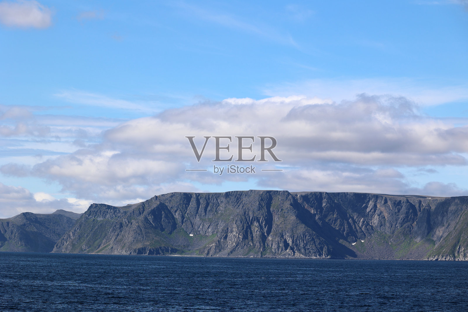 北角高原的海岸景观 - 挪威北角照片摄影图片