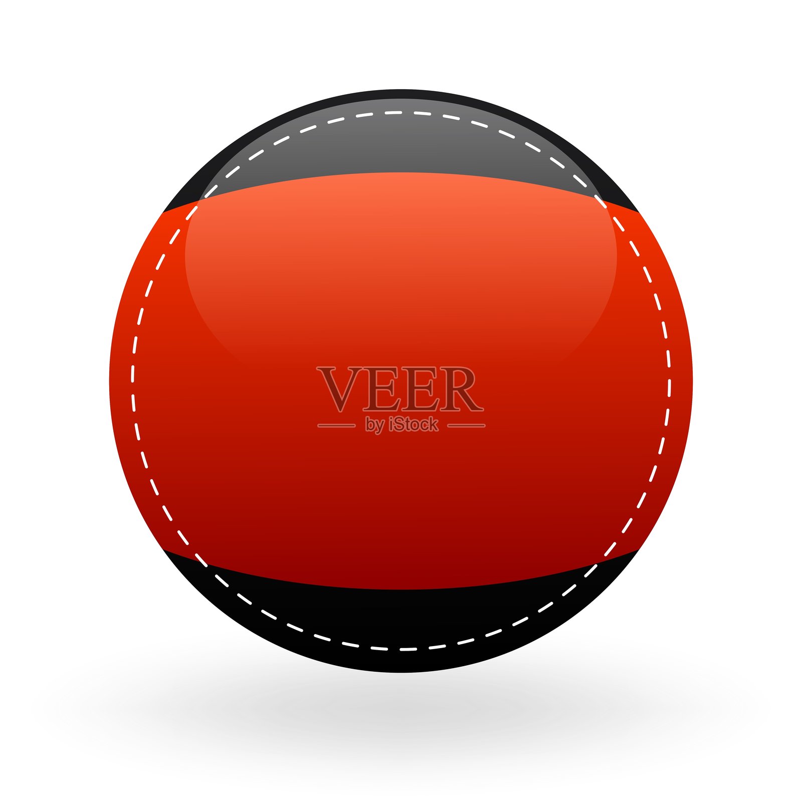 红色徽章。空白，圆形，标志，标签，贴纸，品牌，设计，模板，光泽，营销，图标，极简，替代，促销，符号，圆形。插画图片素材