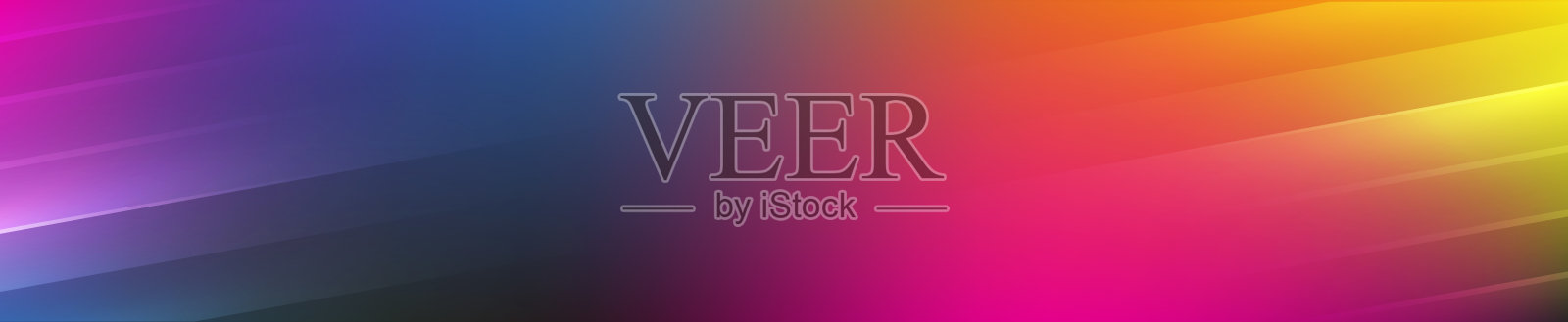 抽象渐变背景，带有多彩的几何模糊和对角线插画图片素材