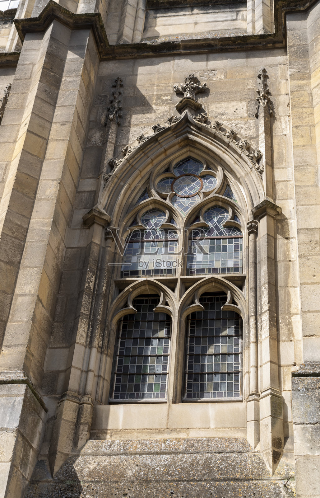 大教堂外立面的细节。照片摄影图片