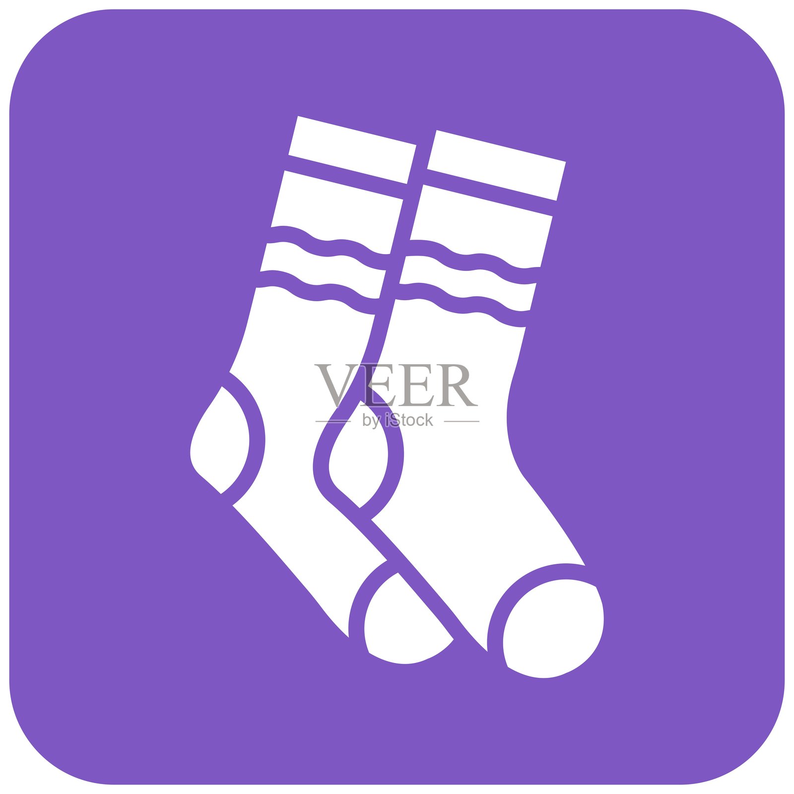 袜子矢量图标设计插图插画图片素材