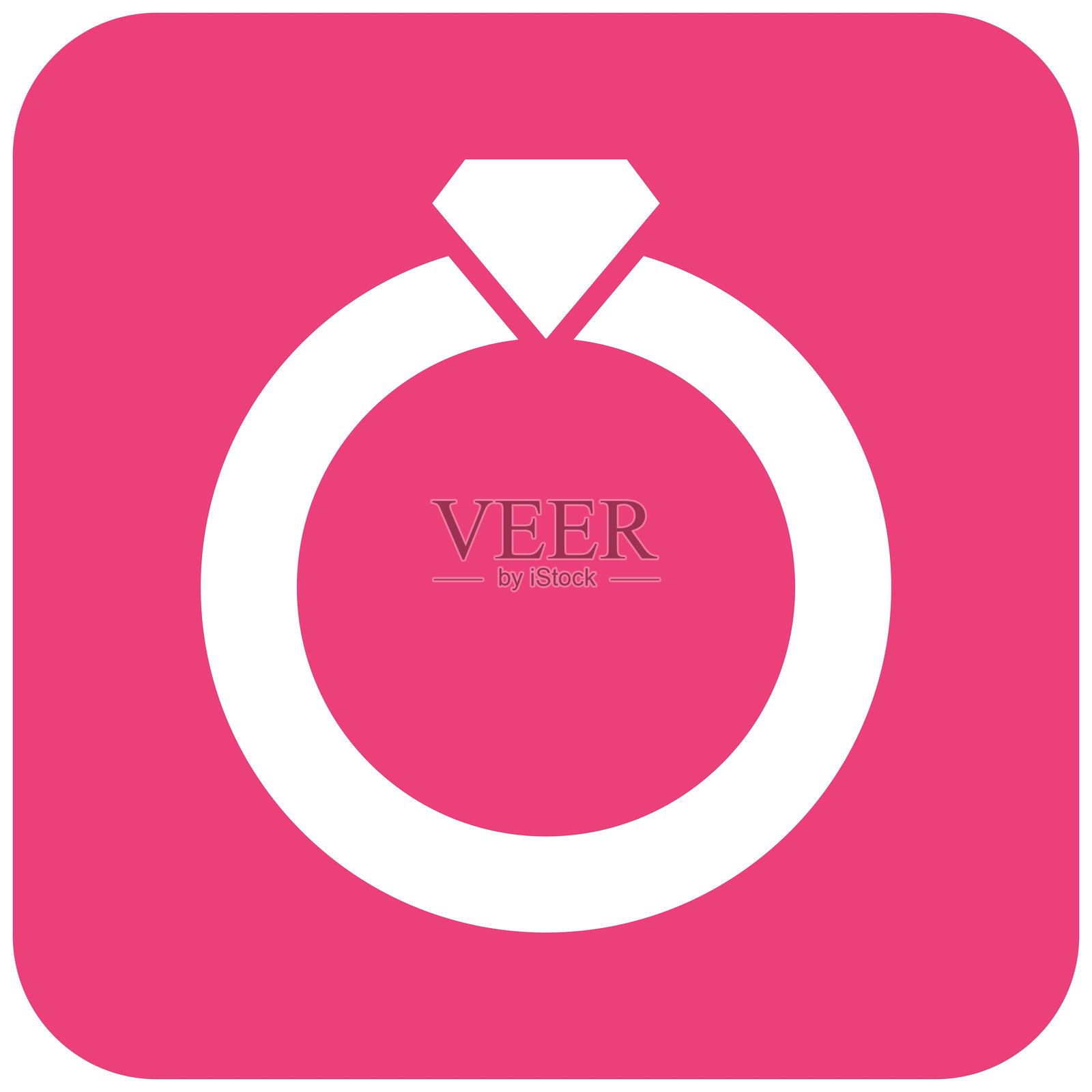 婚戒矢量图标设计插图插画图片素材