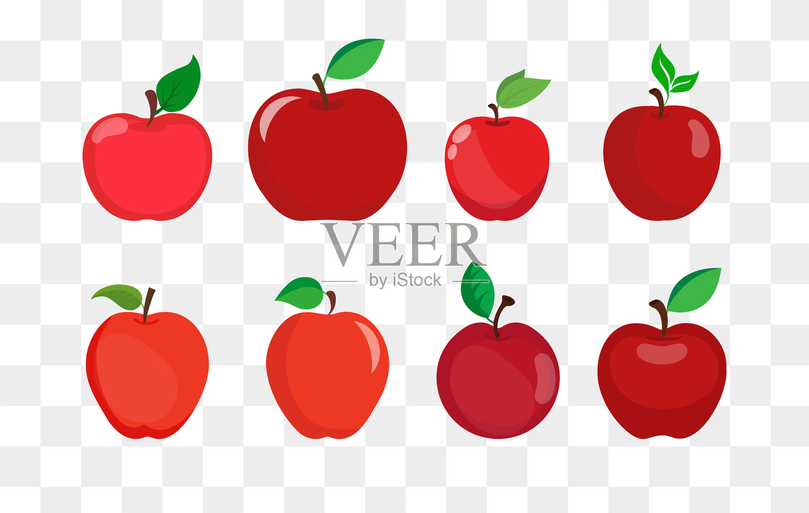 苹果插画插画图片素材