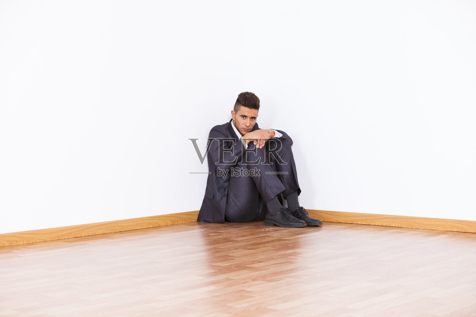 害怕的商人照片摄影图片