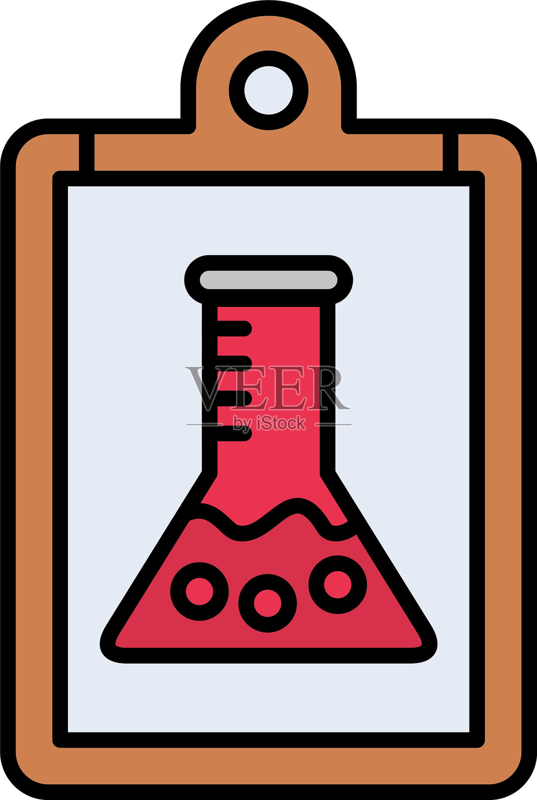 报告线填充图标设计插画图片素材