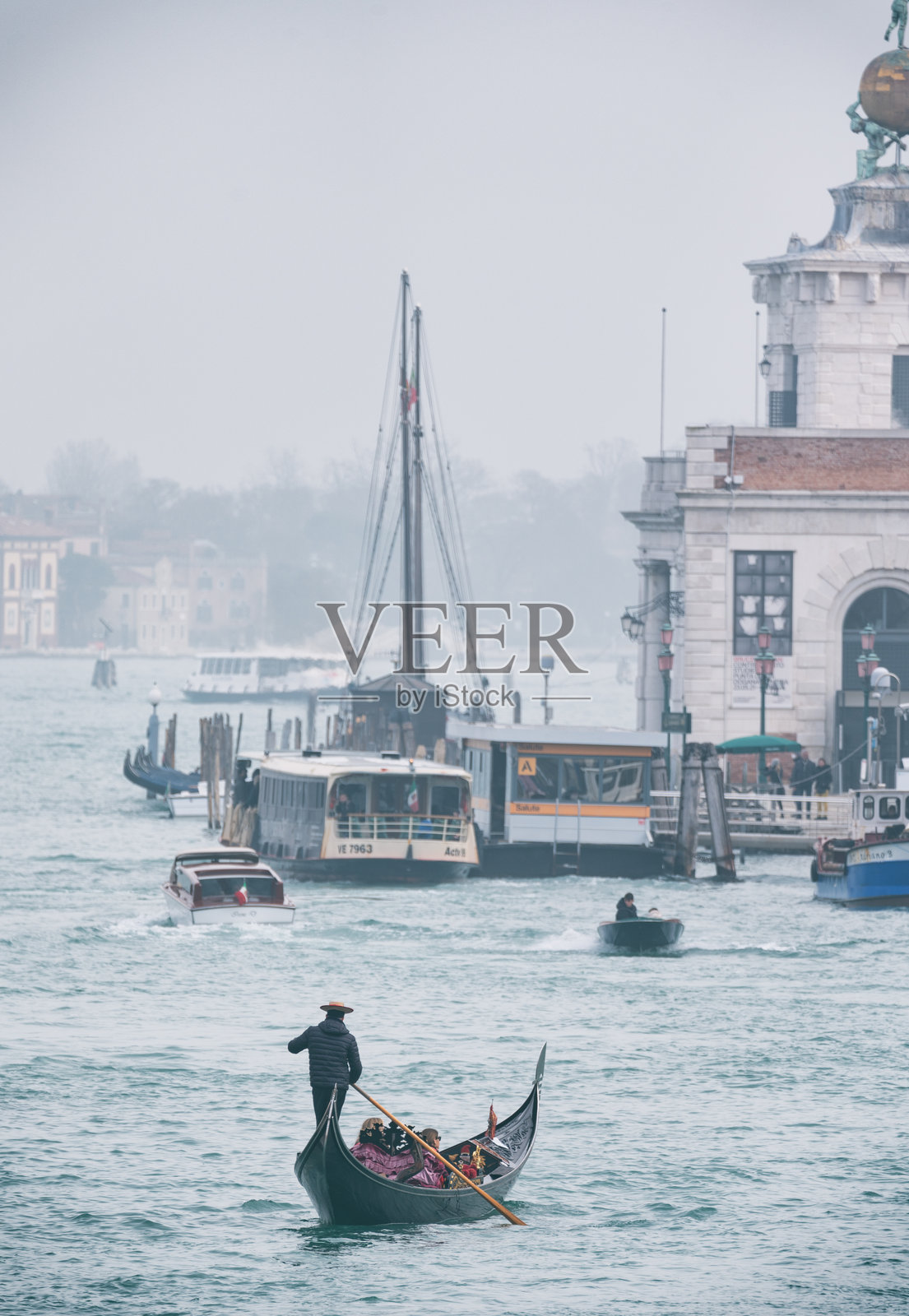 意大利威尼斯的大运河照片摄影图片