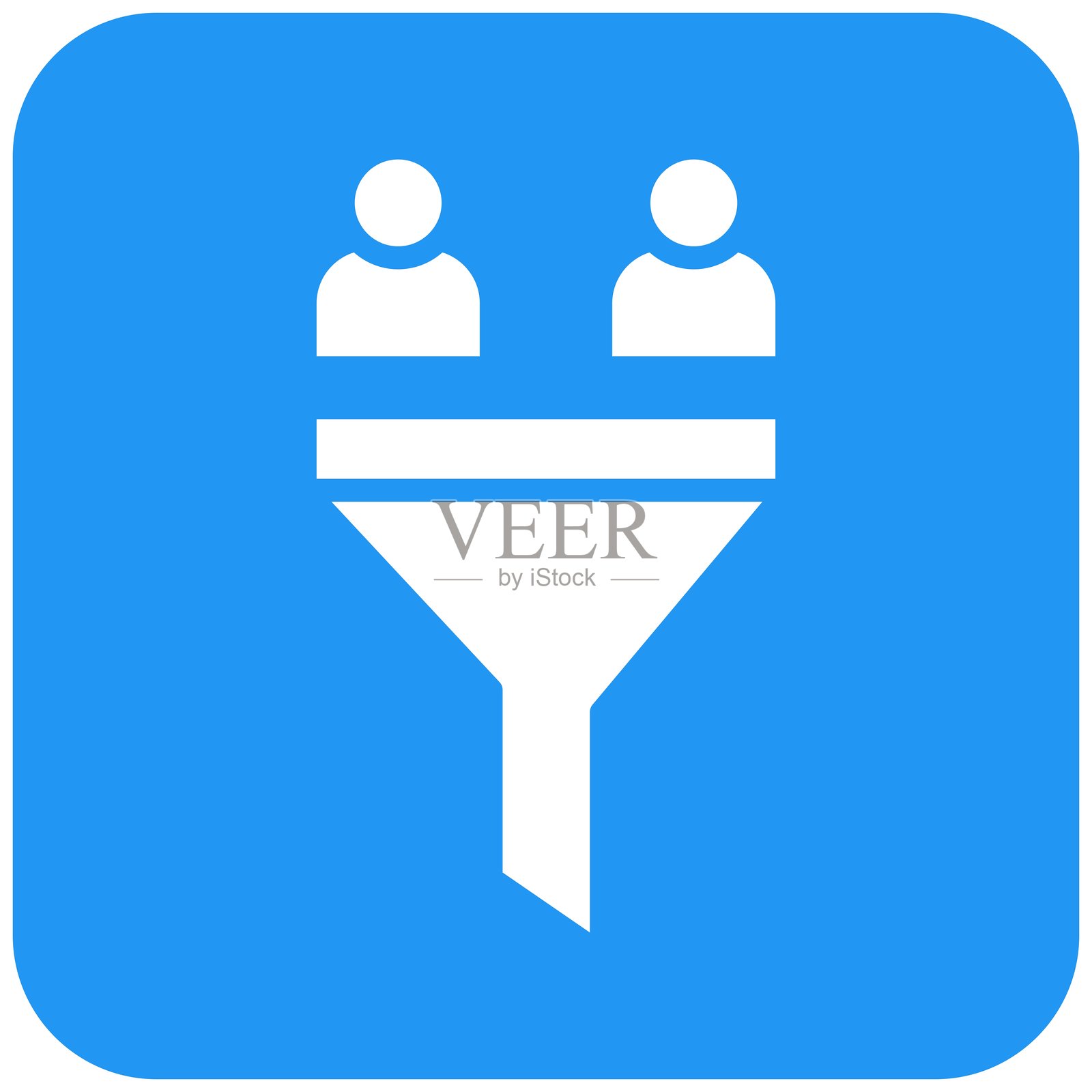 销售漏斗矢量图标设计插图插画图片素材