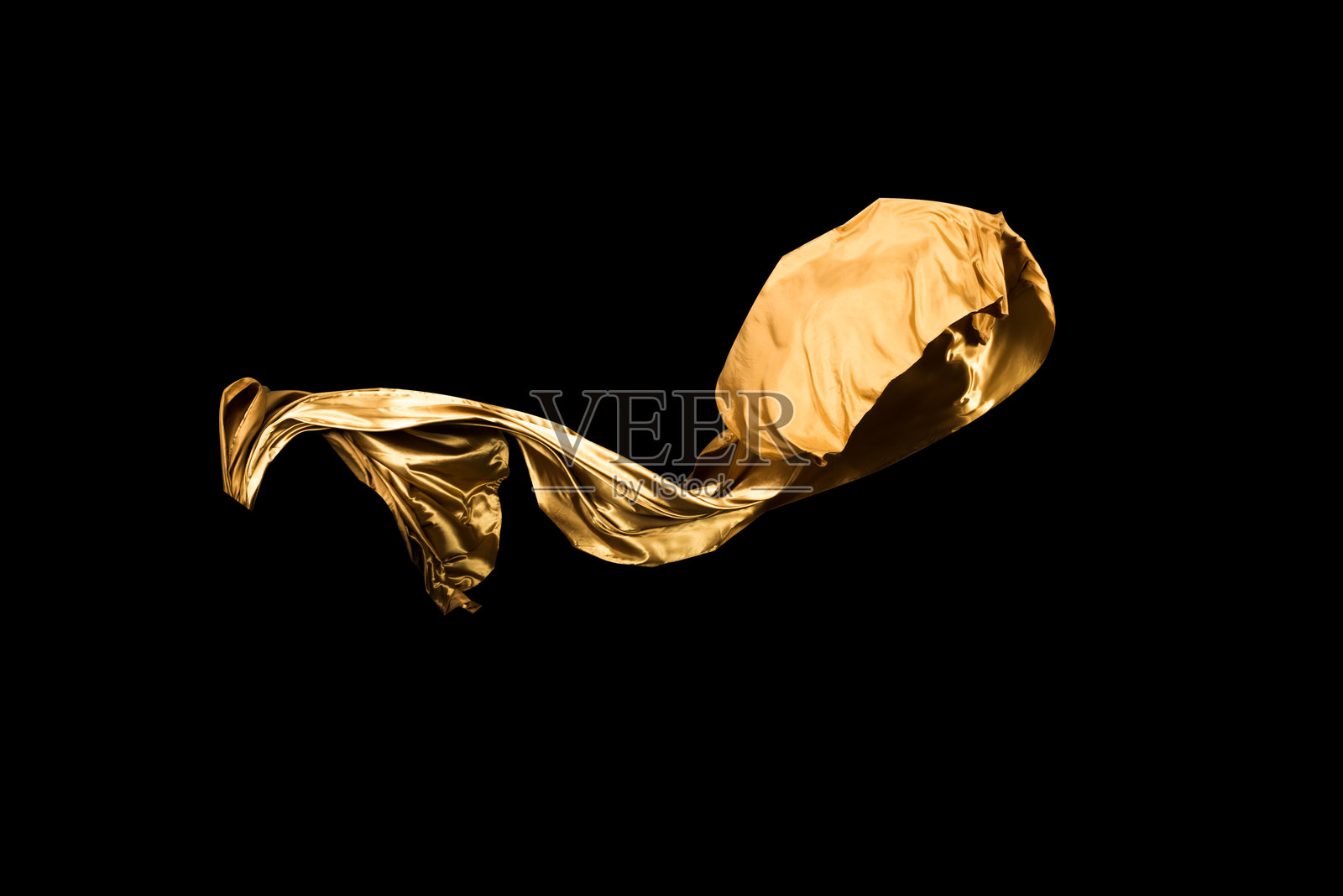 飘扬的丝绸围巾照片摄影图片