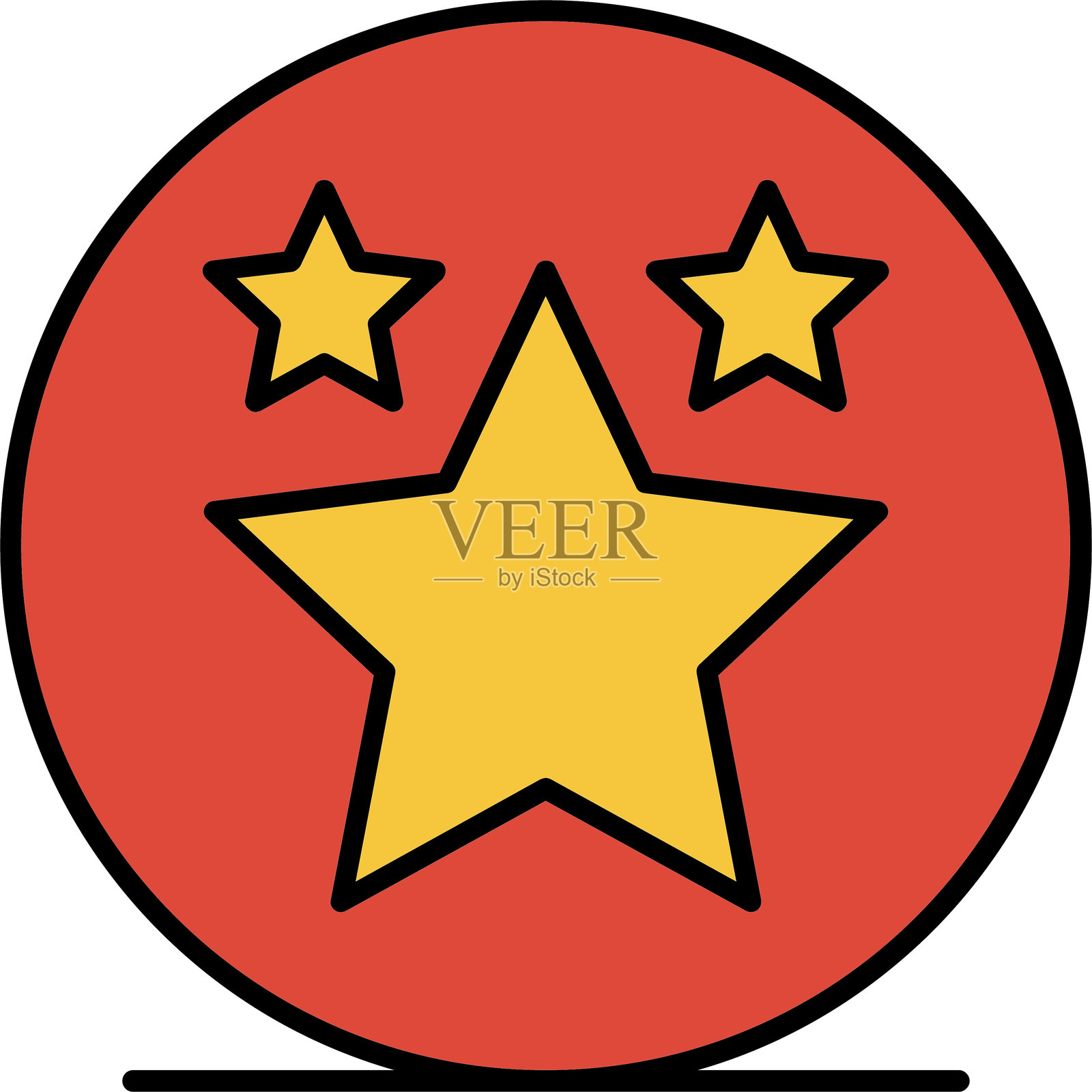 最喜欢的线条填充图标设计插画图片素材