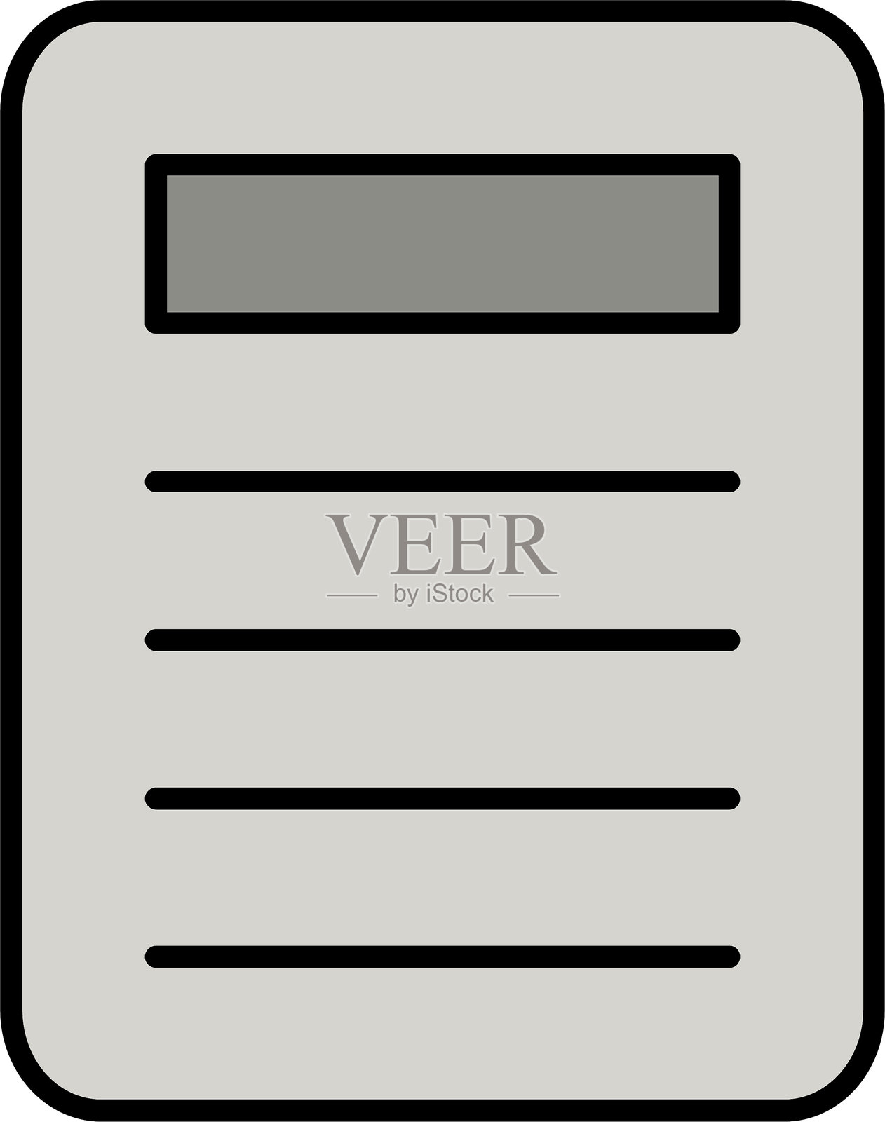 文件线条填充图标设计插画图片素材