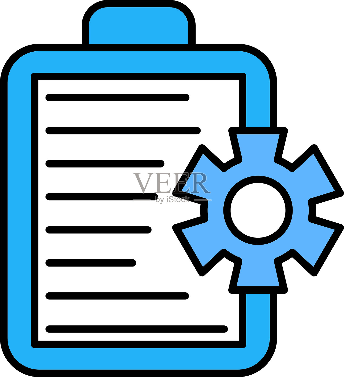 管理线填充图标设计插画图片素材