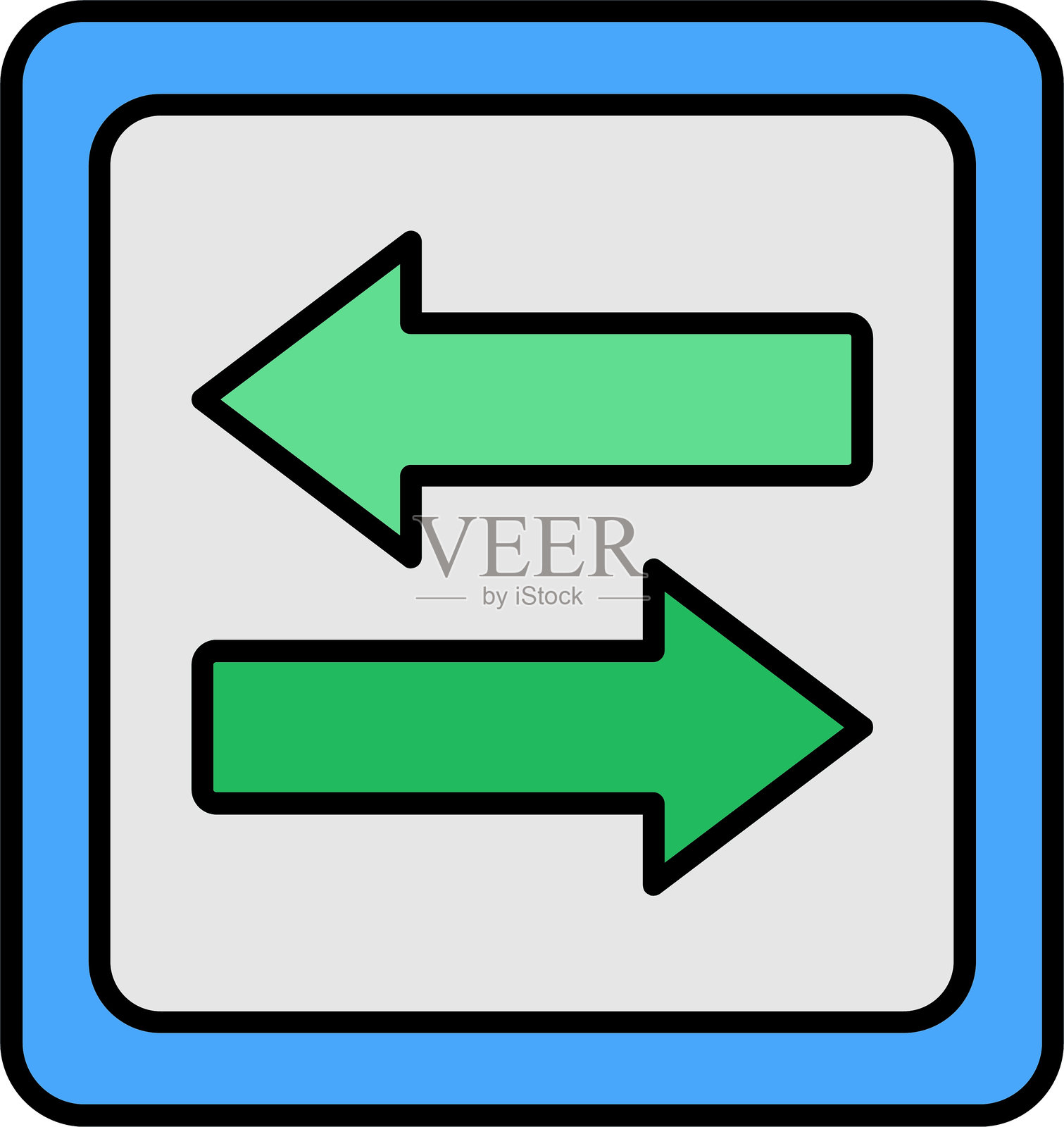 转移线填充图标设计插画图片素材