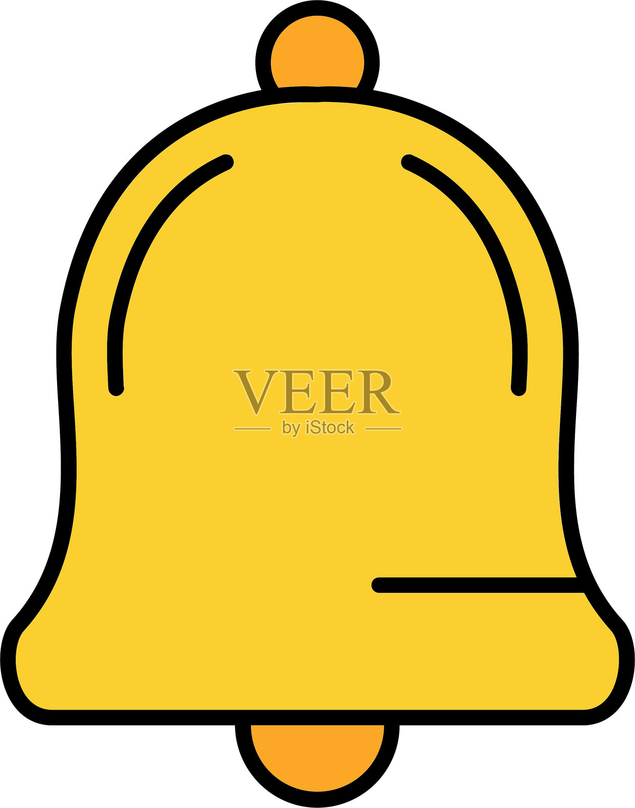 通知线填充图标设计插画图片素材