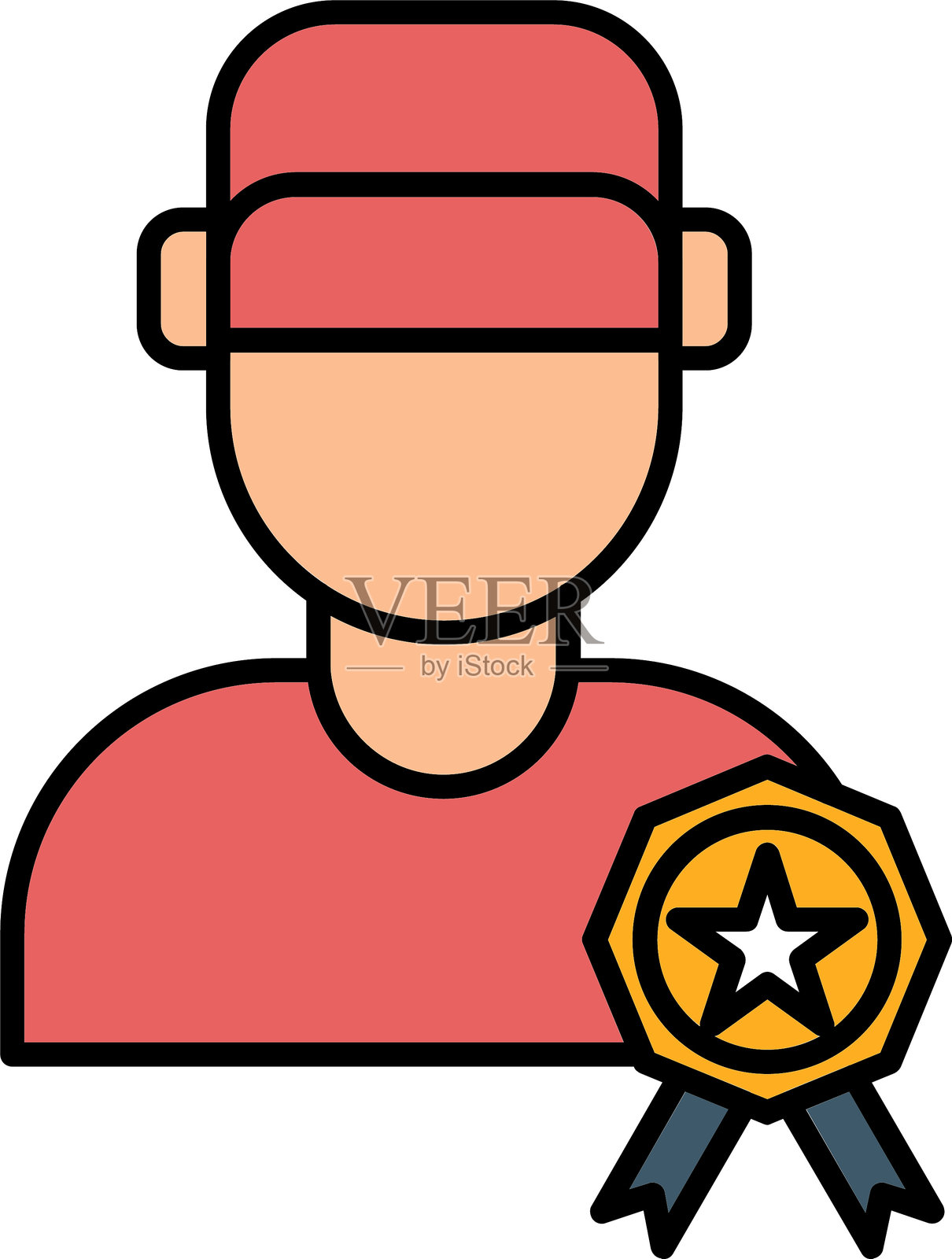 畅销商品线条填充图标设计插画图片素材