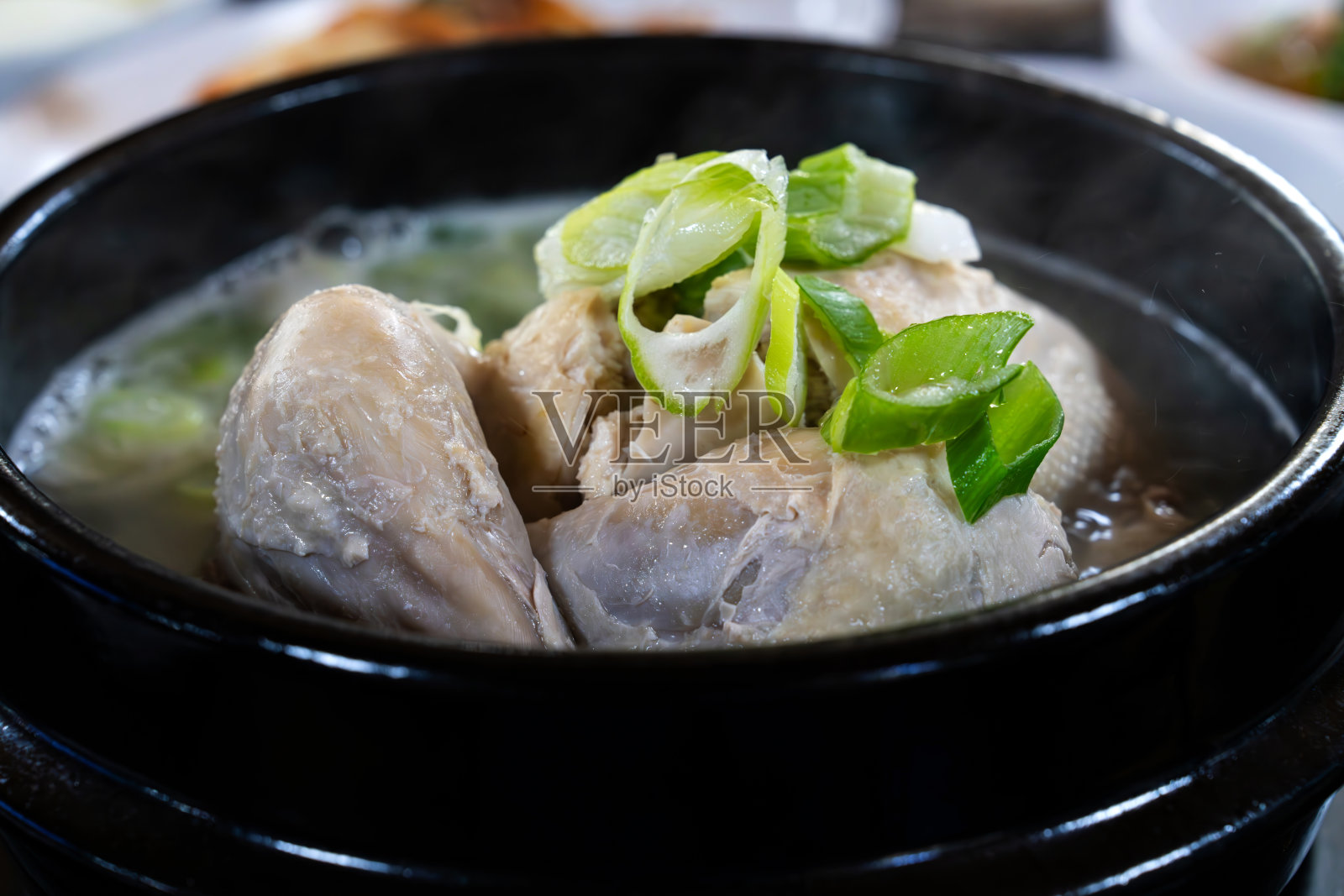 参鸡汤照片摄影图片