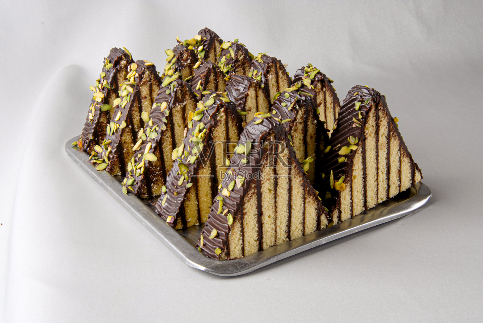 特殊金字塔蛋糕照片摄影图片