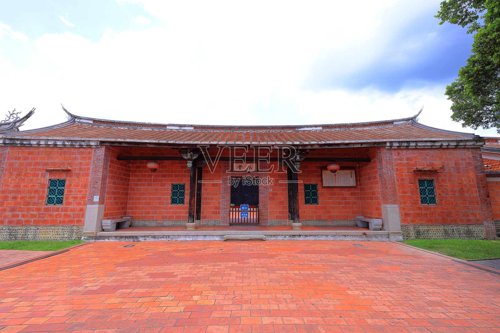 五峰林家园，优雅的豪宅与经典的中国园林建筑照片摄影图片