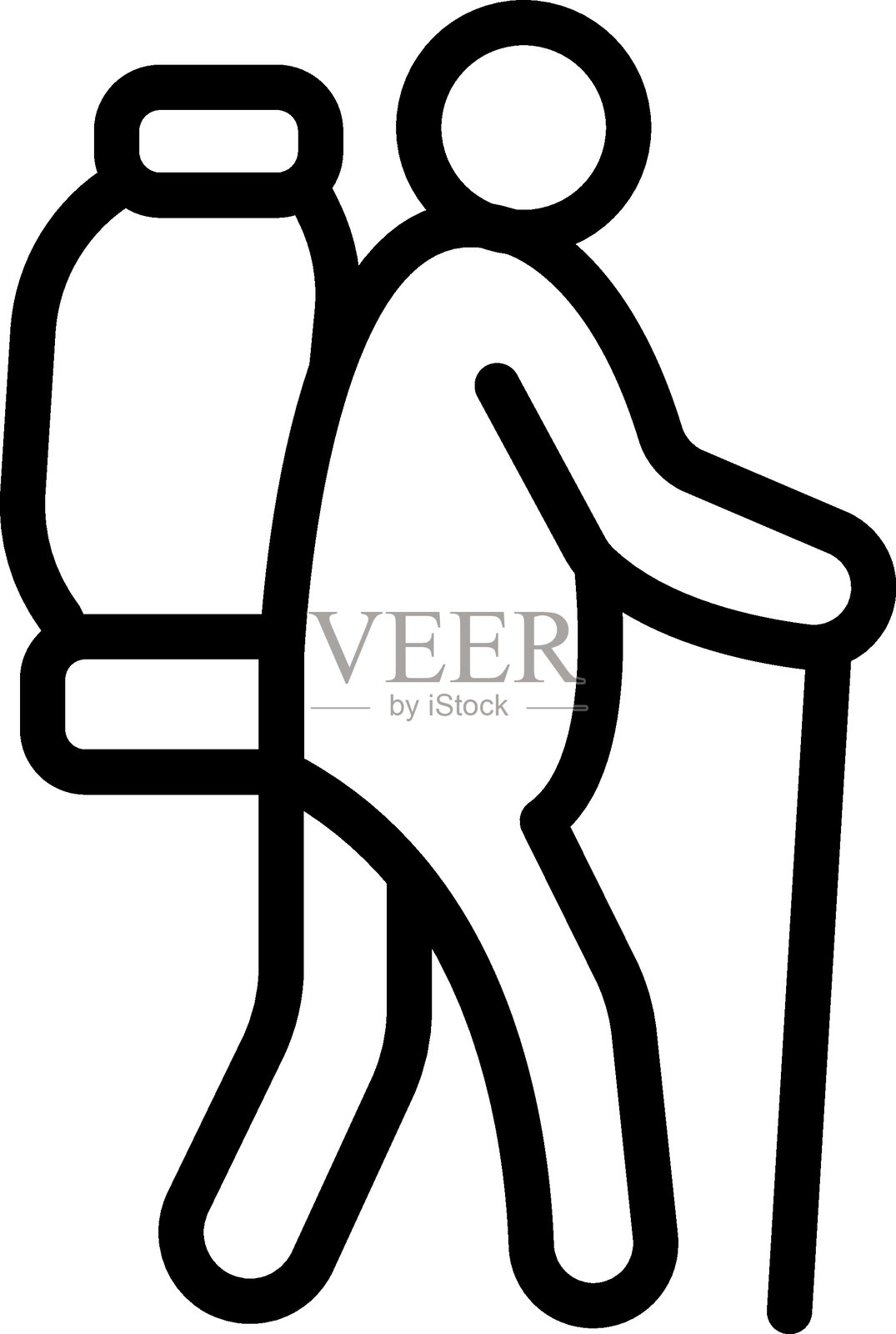 幸存者矢量设计图标风格插画图片素材