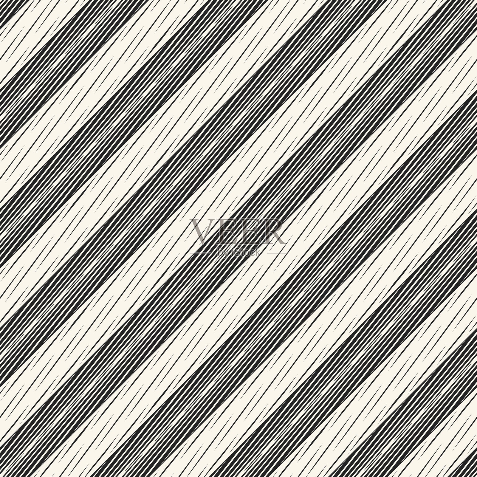 黑白倾斜破碎条纹图案插画图片素材