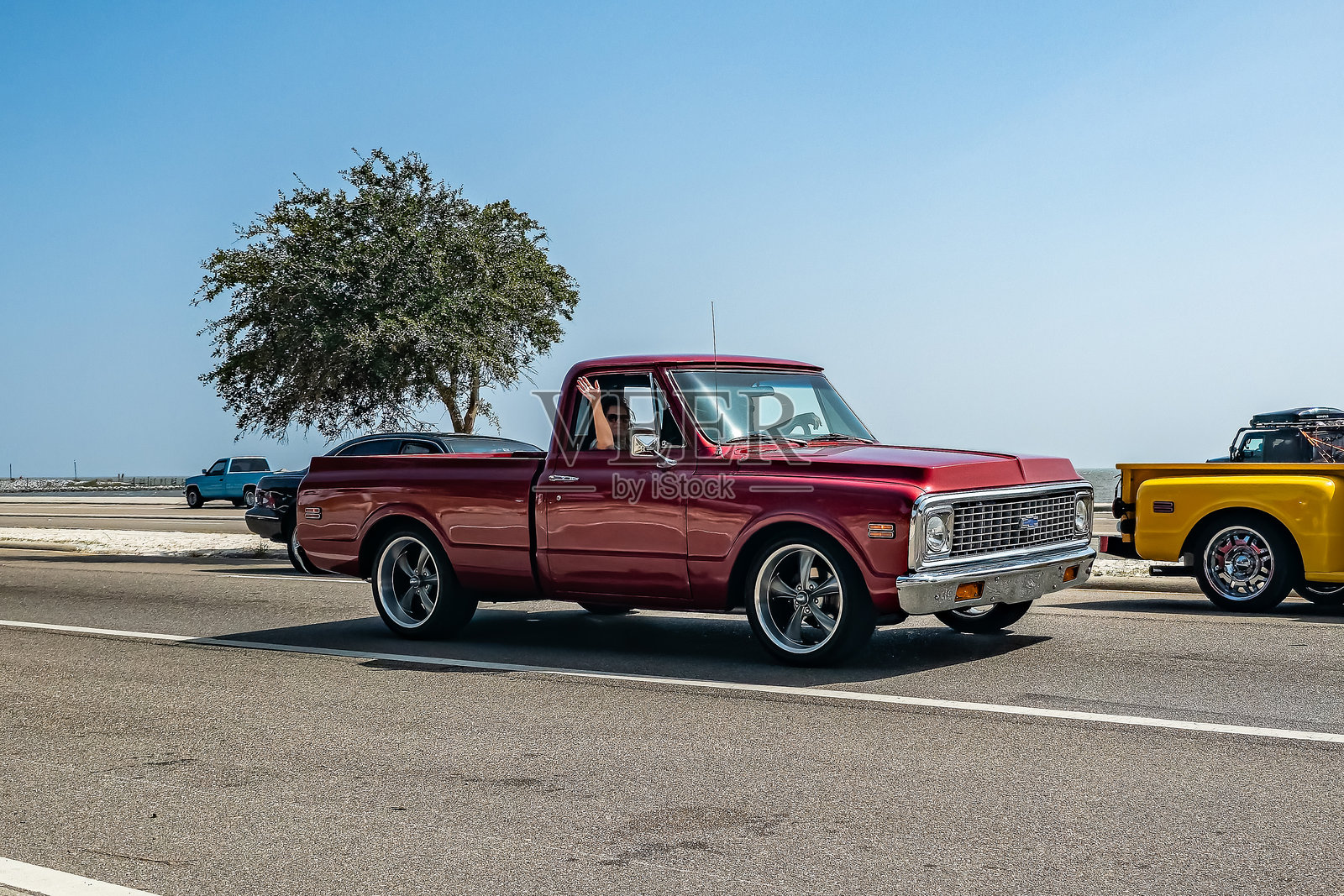 1972年雪佛兰C10长货箱皮卡车照片摄影图片