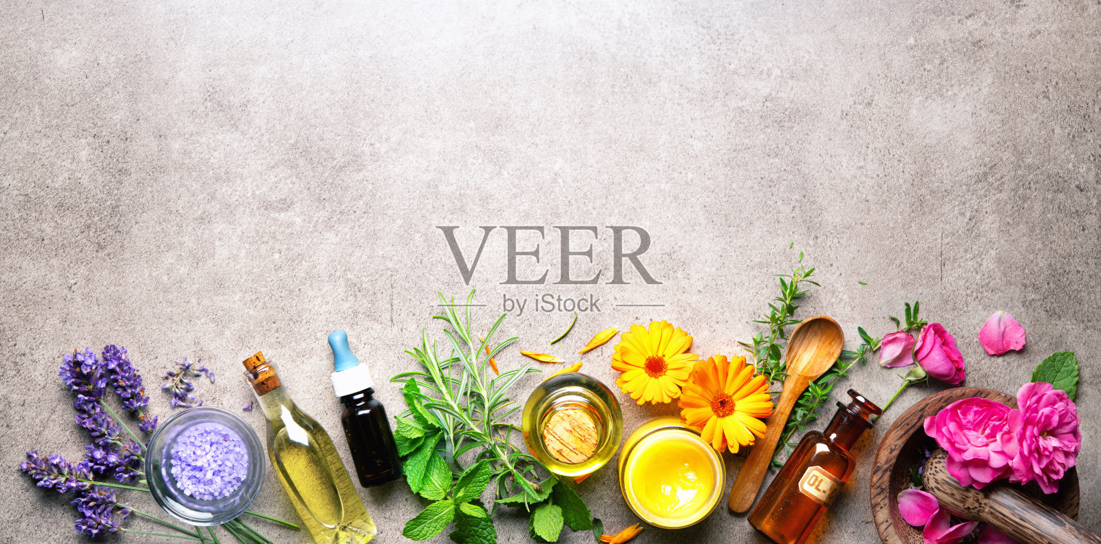 自制天然化妆品有机美容产品照片摄影图片