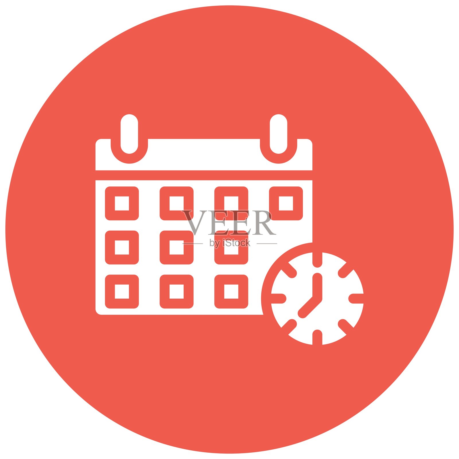 截止日期矢量图标设计插图插画图片素材