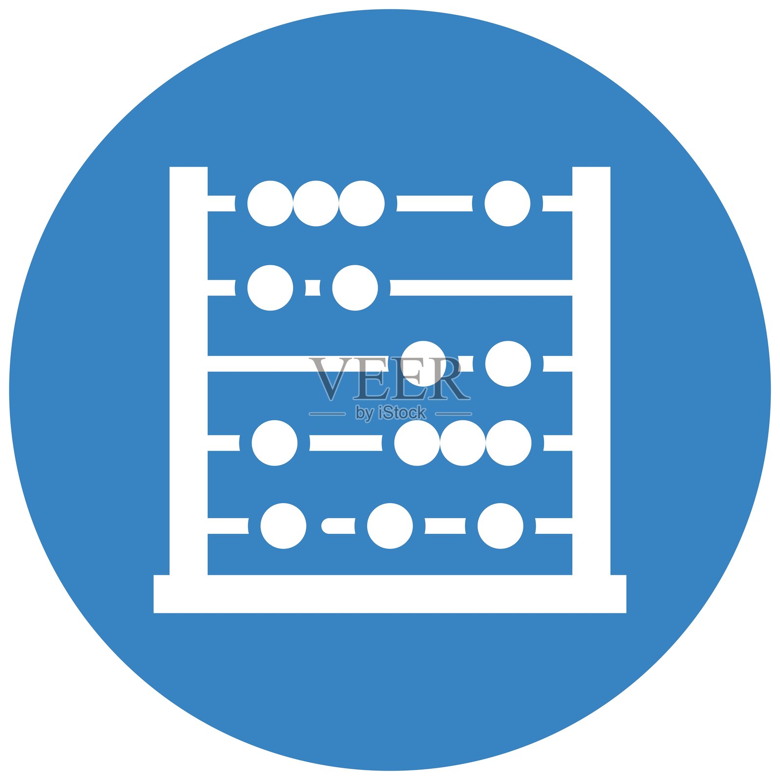 算盘矢量图标设计插图插画图片素材