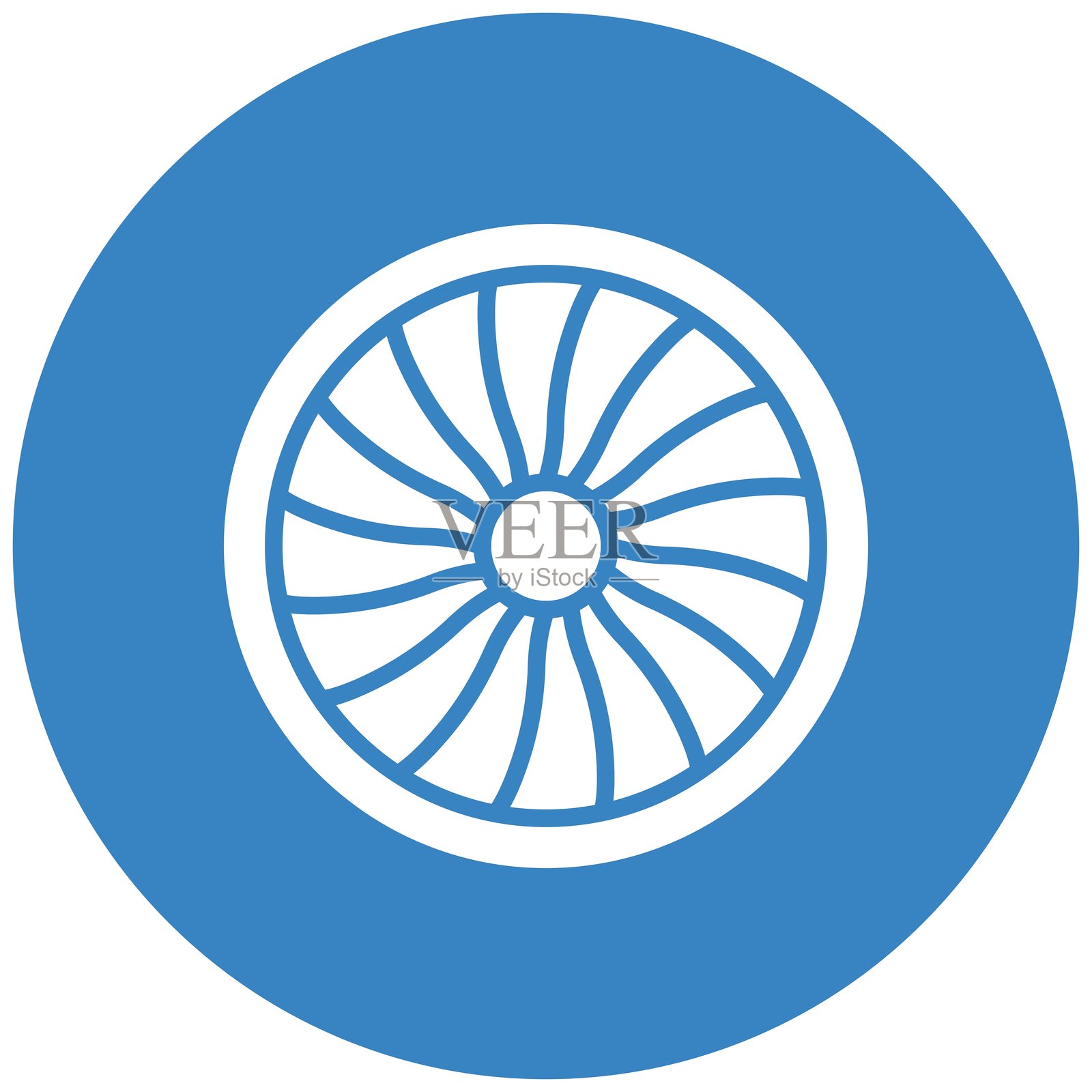 涡轮矢量图标设计插图插画图片素材